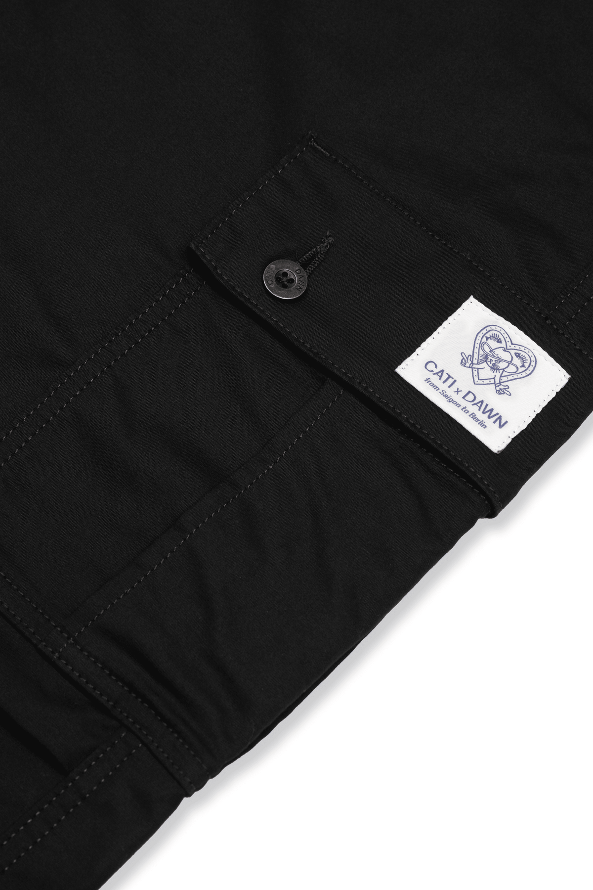 MAY MAY - Baggy Cargo Pants - Black