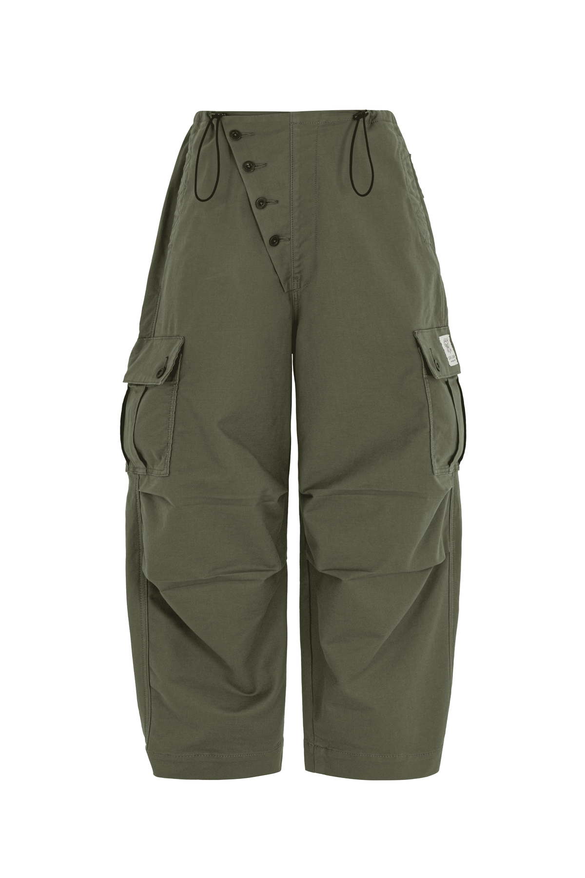 MAY MAY - Baggy Cargo Pants - Moss Green