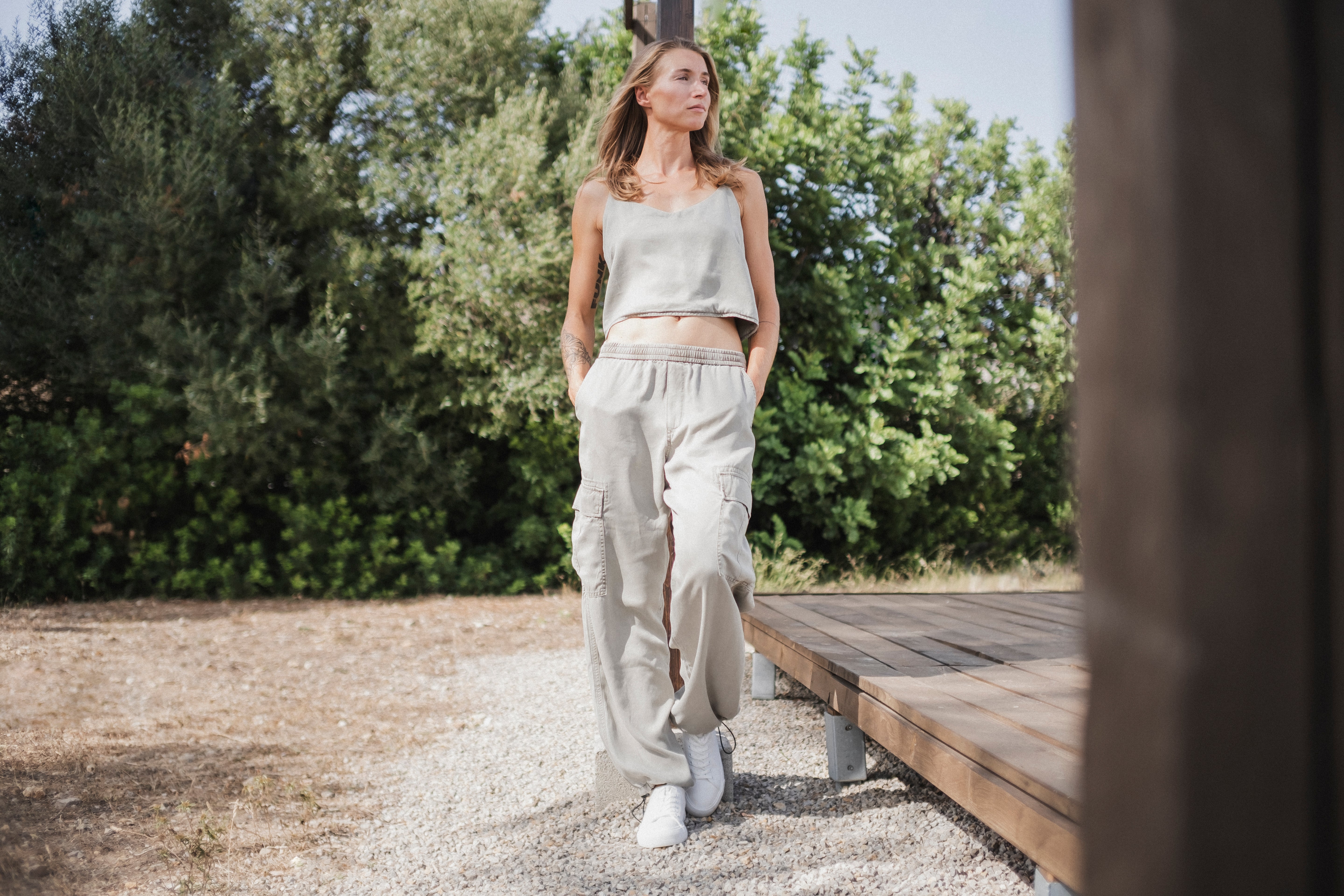 RAY Easy On Tencel - Cargo - Rock Olive