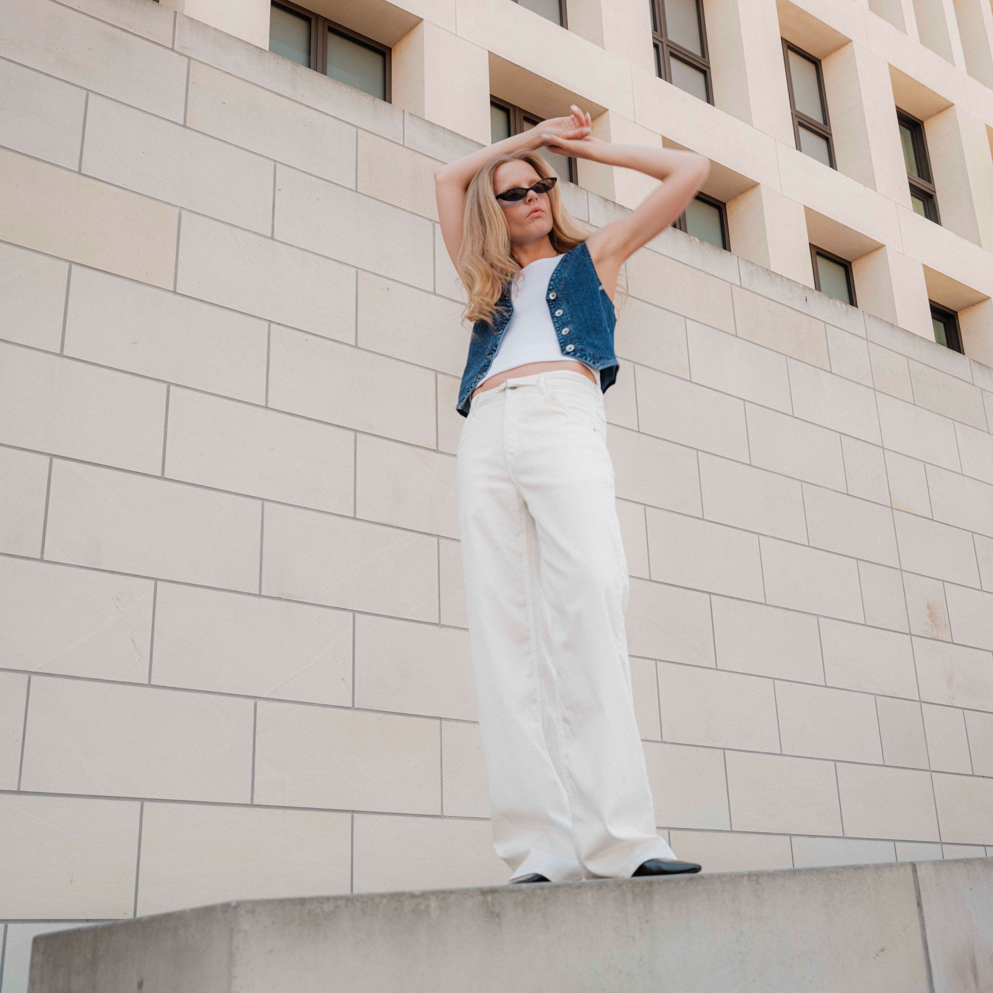 BLINK Wide Barrel Soft Denim - Classic - White Denim