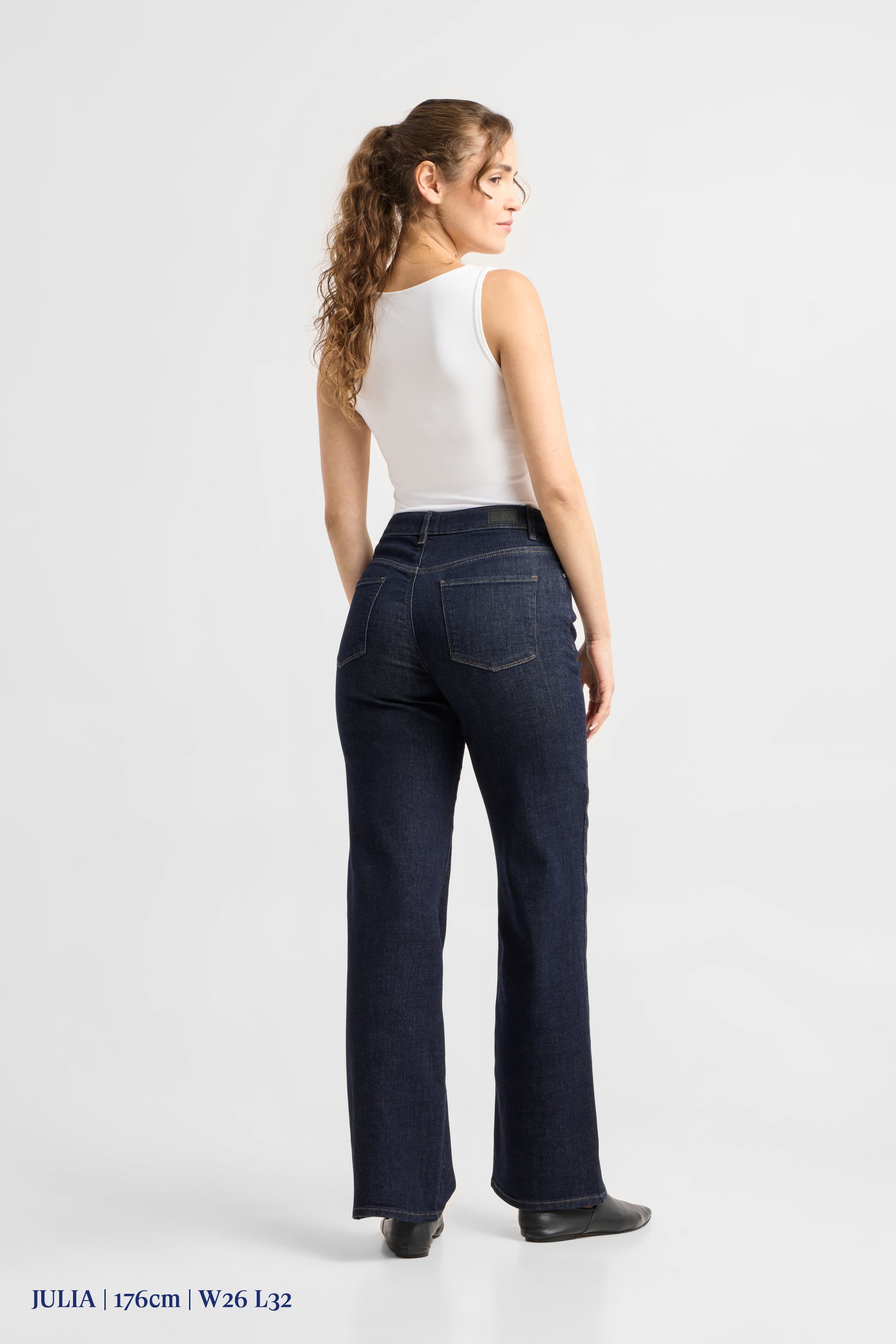 DEW Flared Soft Denim - Classic - Raw Blue