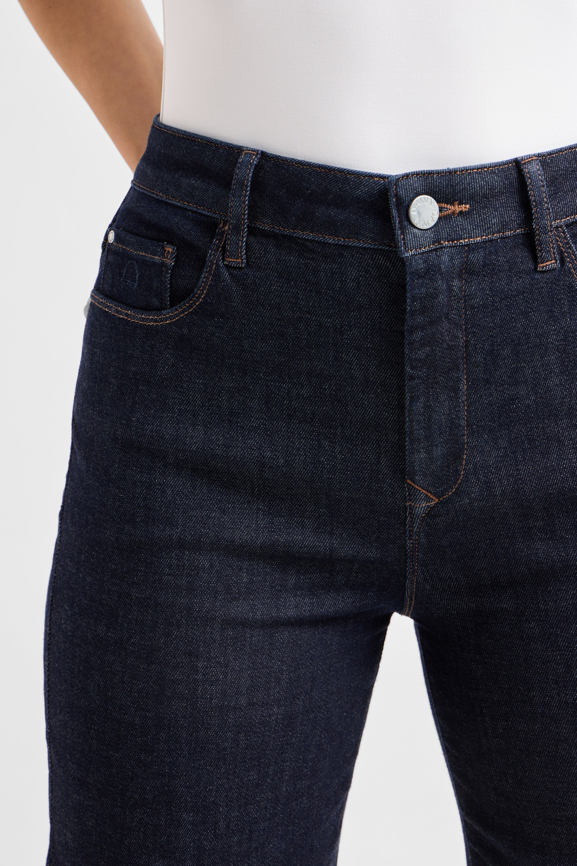DEW Flared Soft Denim - Classic - Raw Blue