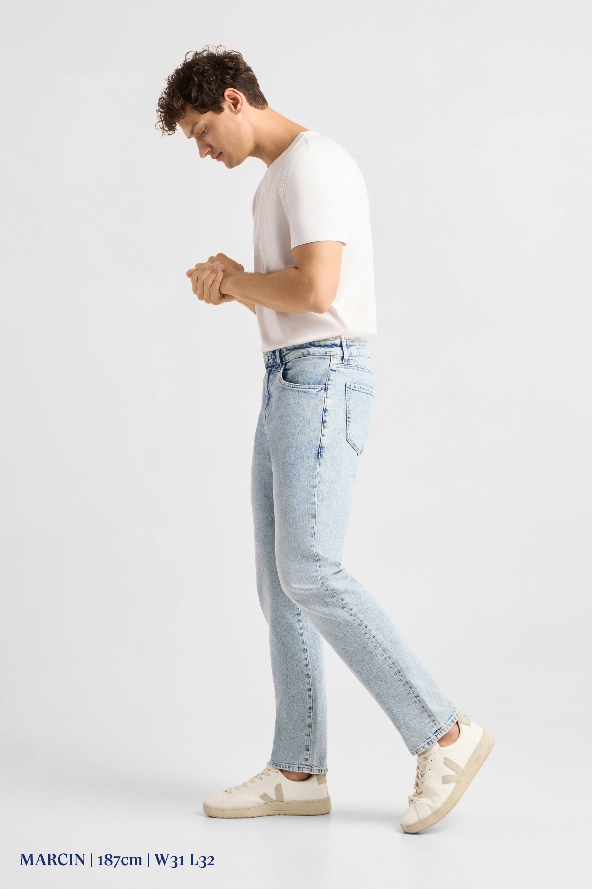DUSK Regular Straight Minimal Stretch - Classic - Bright Blue