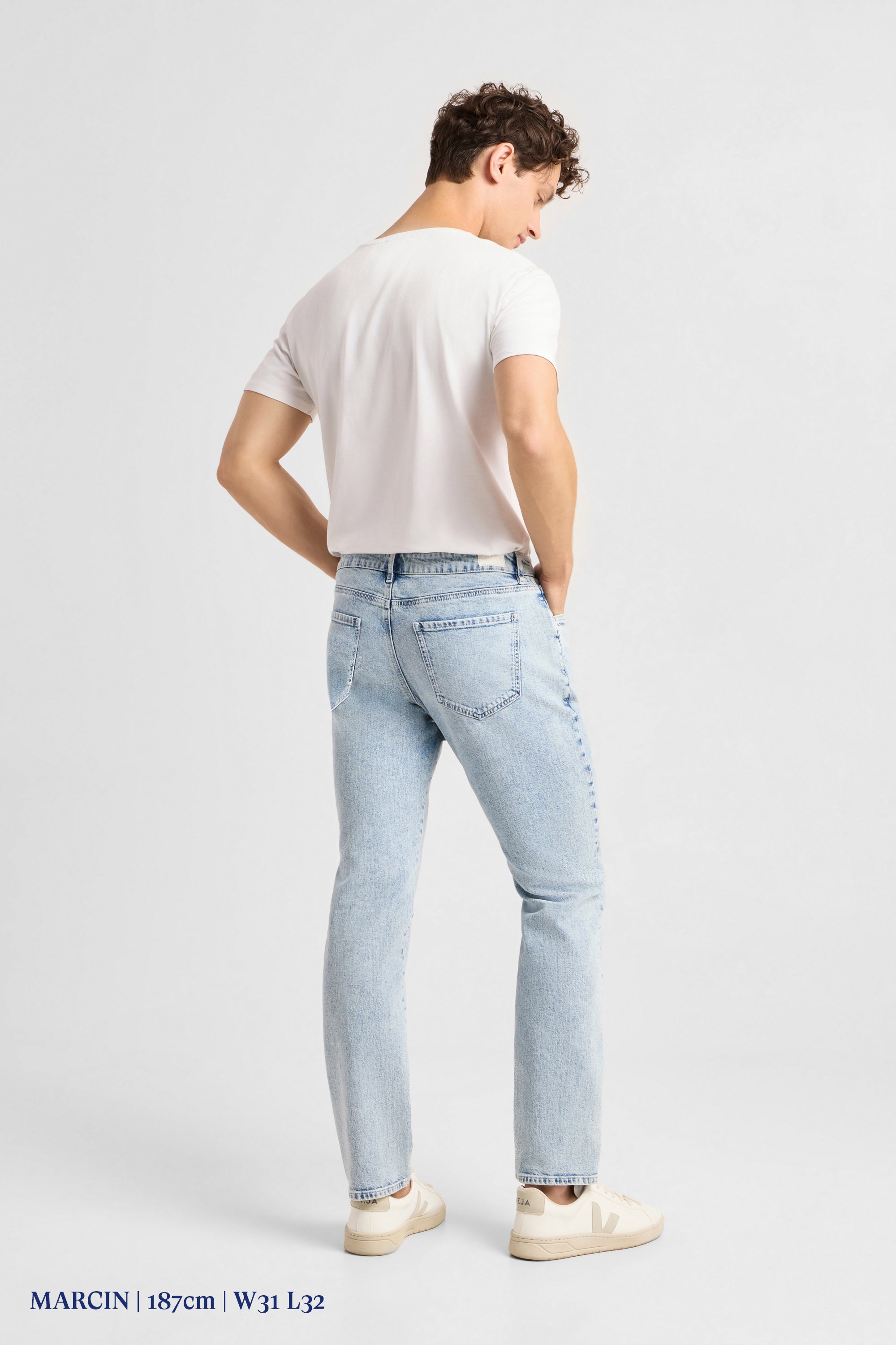 DUSK Regular Straight Minimal Stretch - Classic - Bright Blue