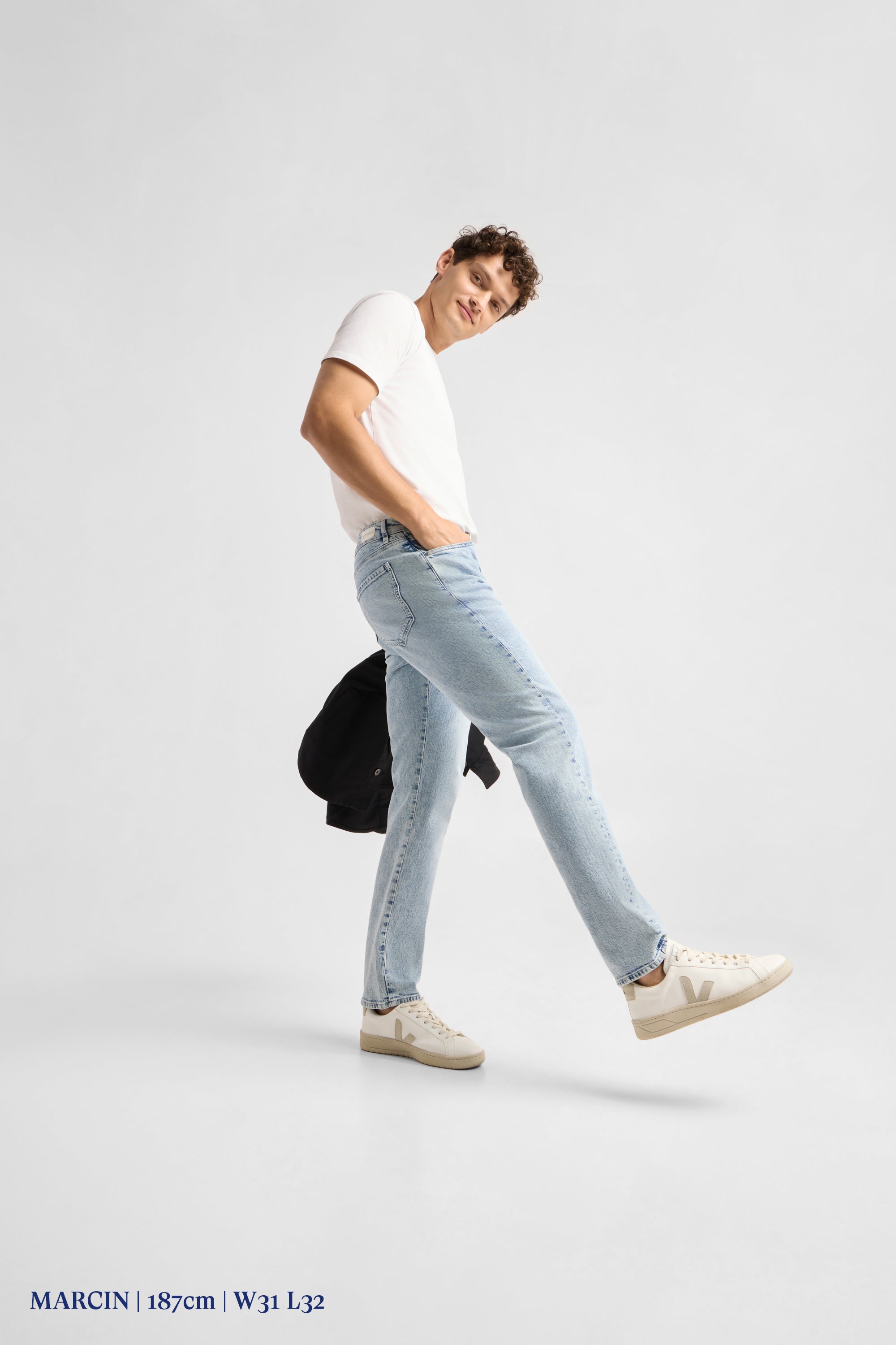 DUSK Regular Straight Minimal Stretch - Classic - Bright Blue