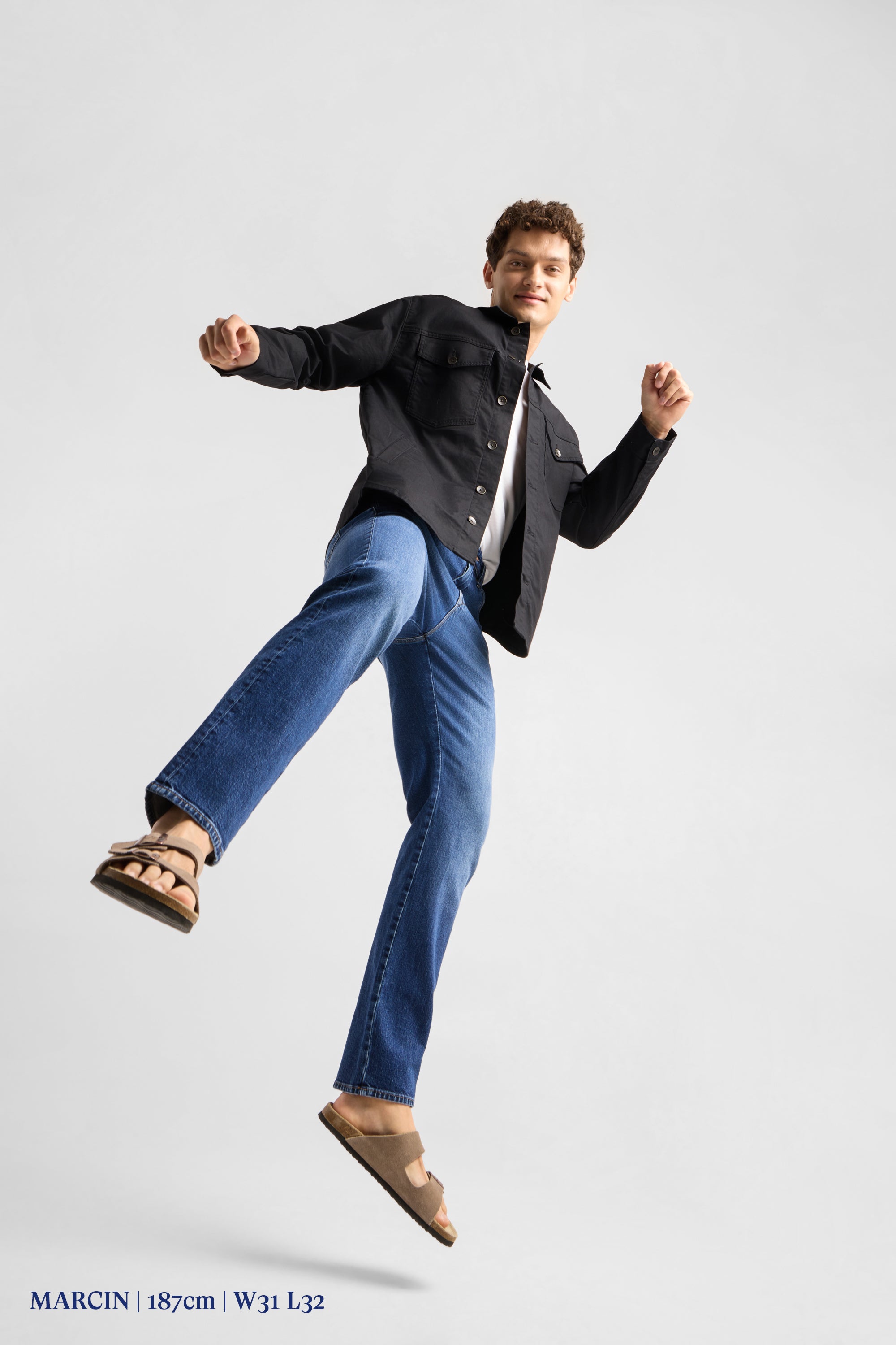DUSK Regular Straight Minimal Stretch - Classic - Dark Blue