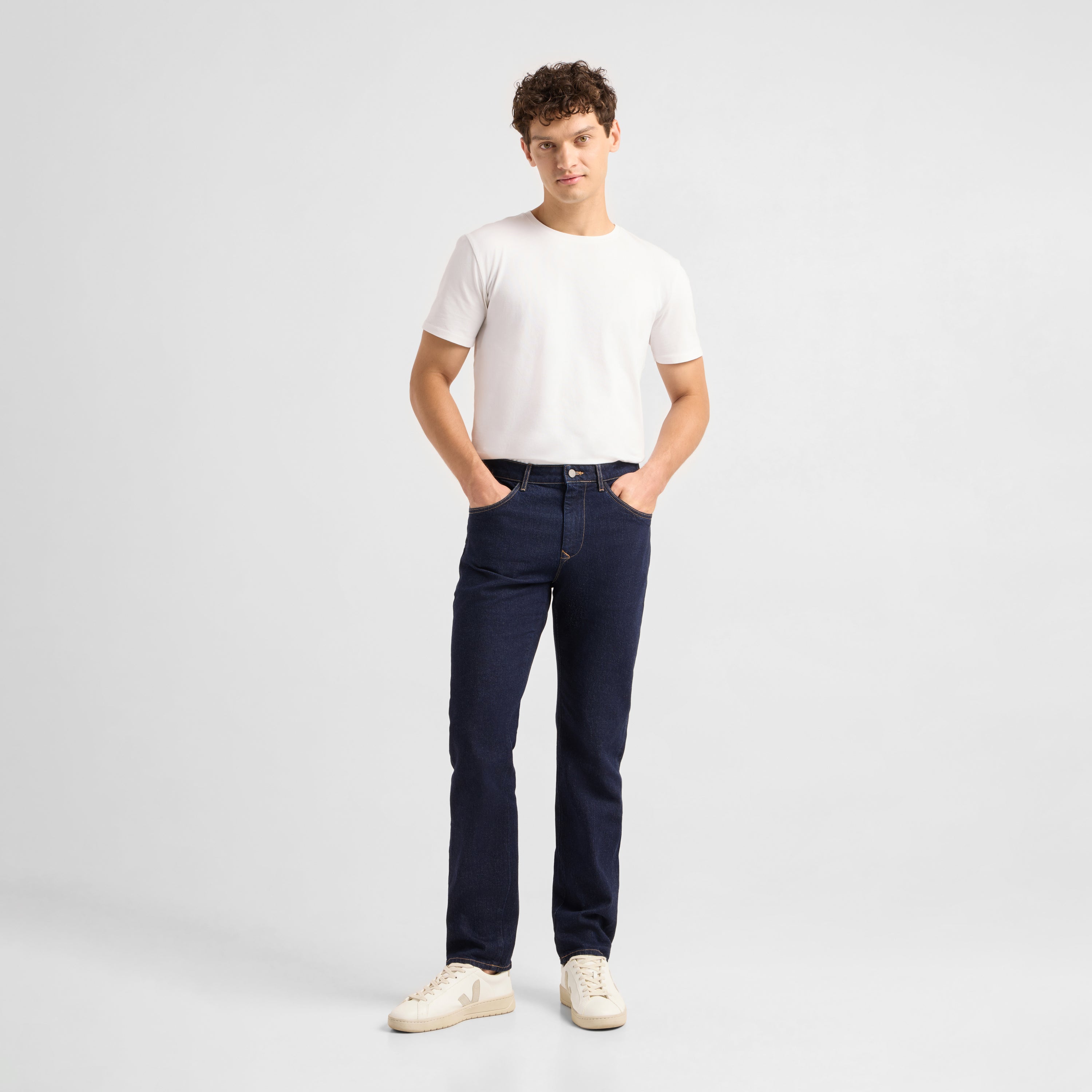 DUSK Regular Straight Minimal Stretch - Classic - Raw Blue