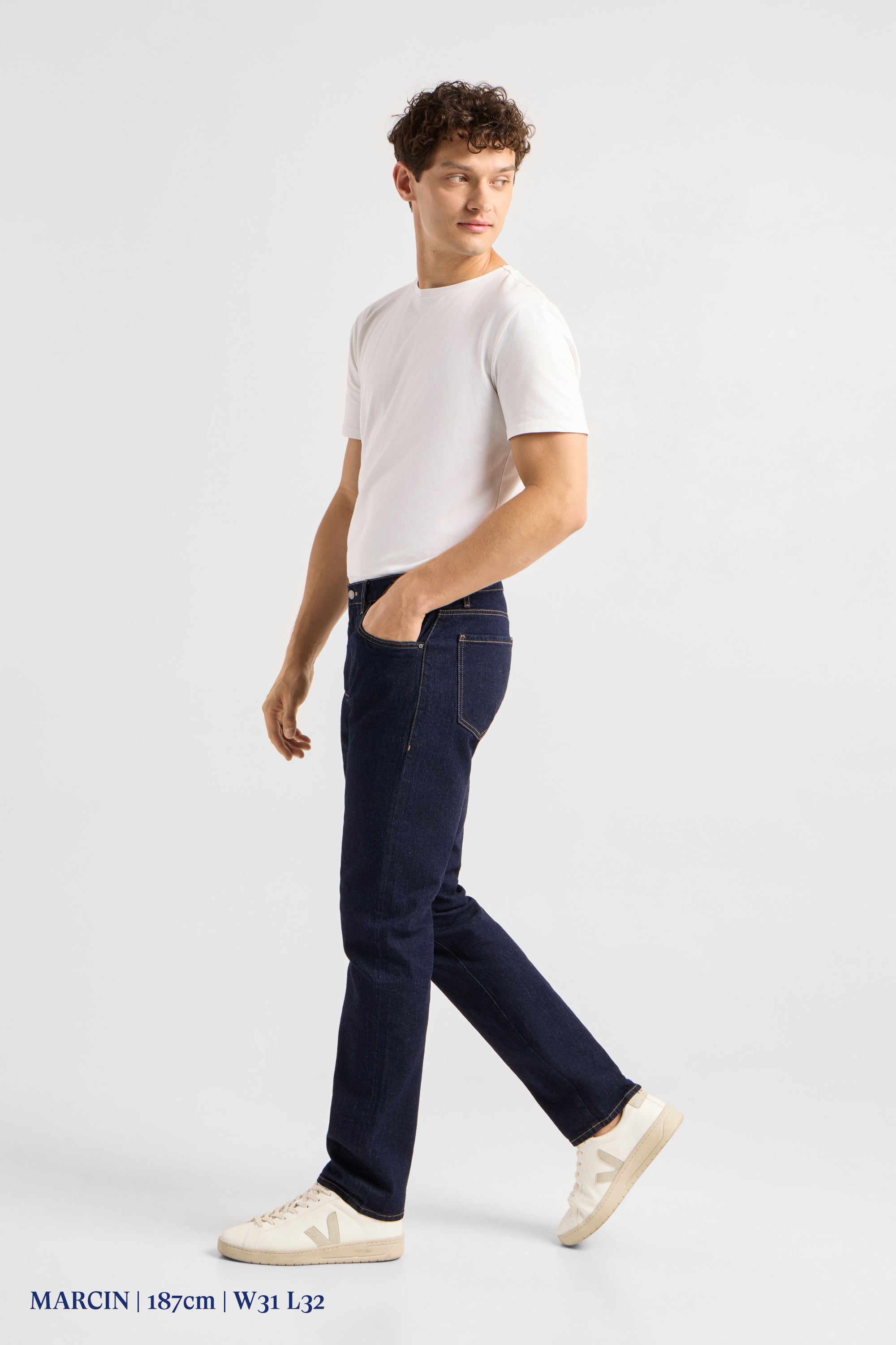 DUSK Regular Straight Minimal Stretch - Classic - Raw Blue