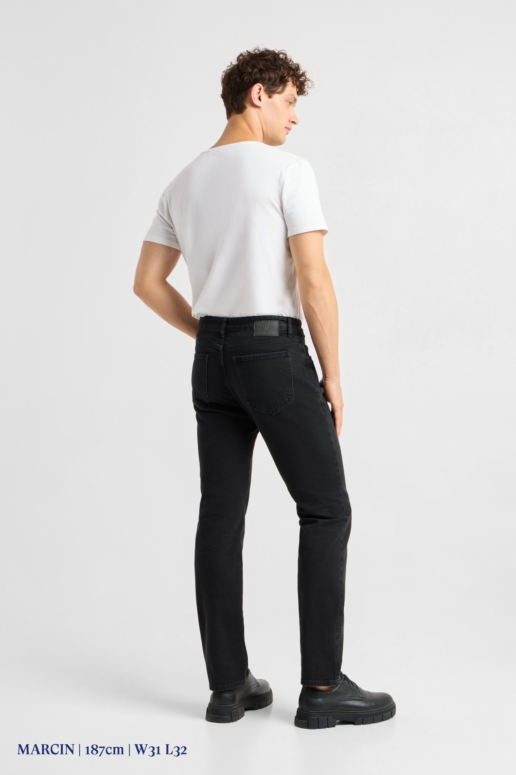 DUSK Regular Straight Minimal Stretch - Classic - Black