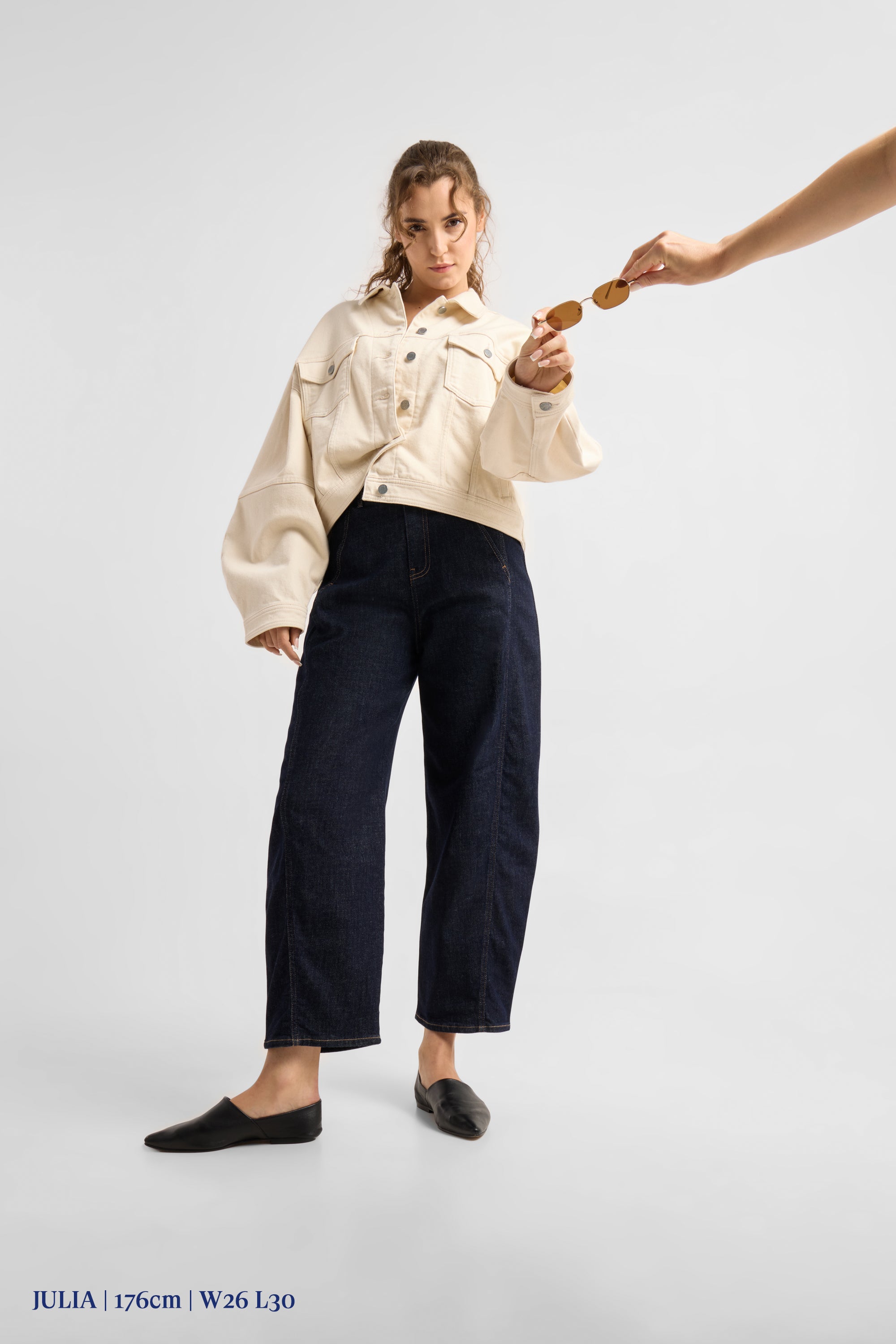 MOONDUST Soft Denim - Wide Barrel leg - Raw Blue