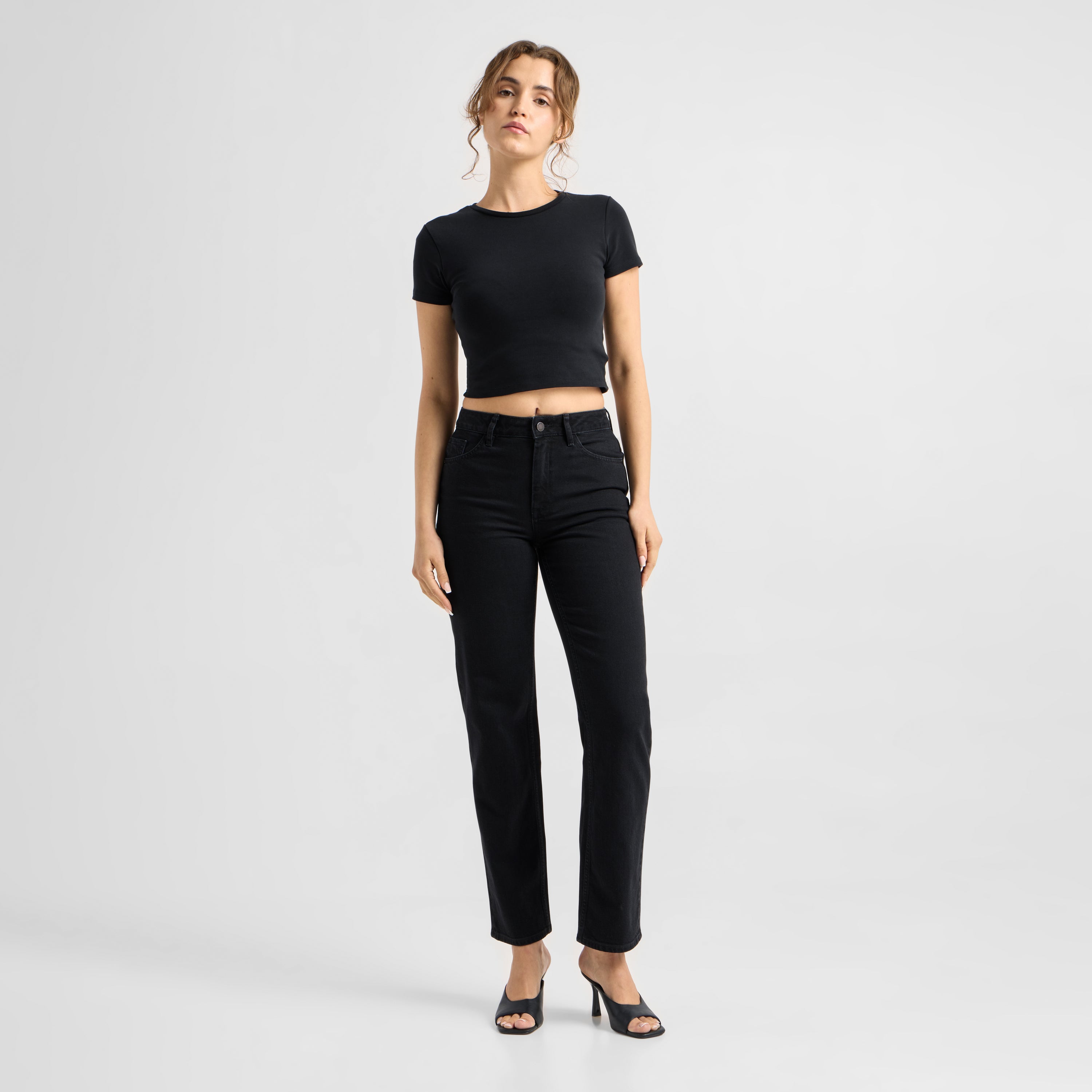 MORNING Slim Straight Minimal Stretch - Classic - Black