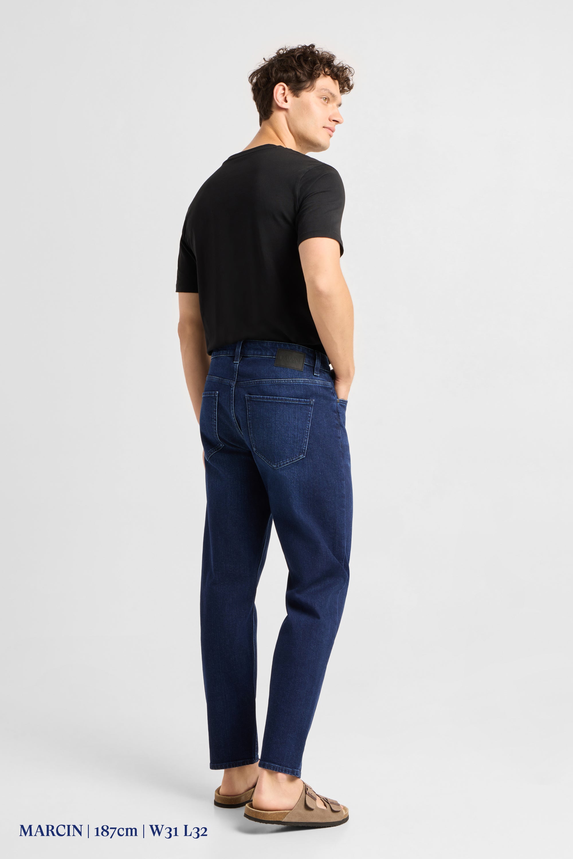 RISE Relaxed Tapered Minimal Stretch - Basic - Dark Blue