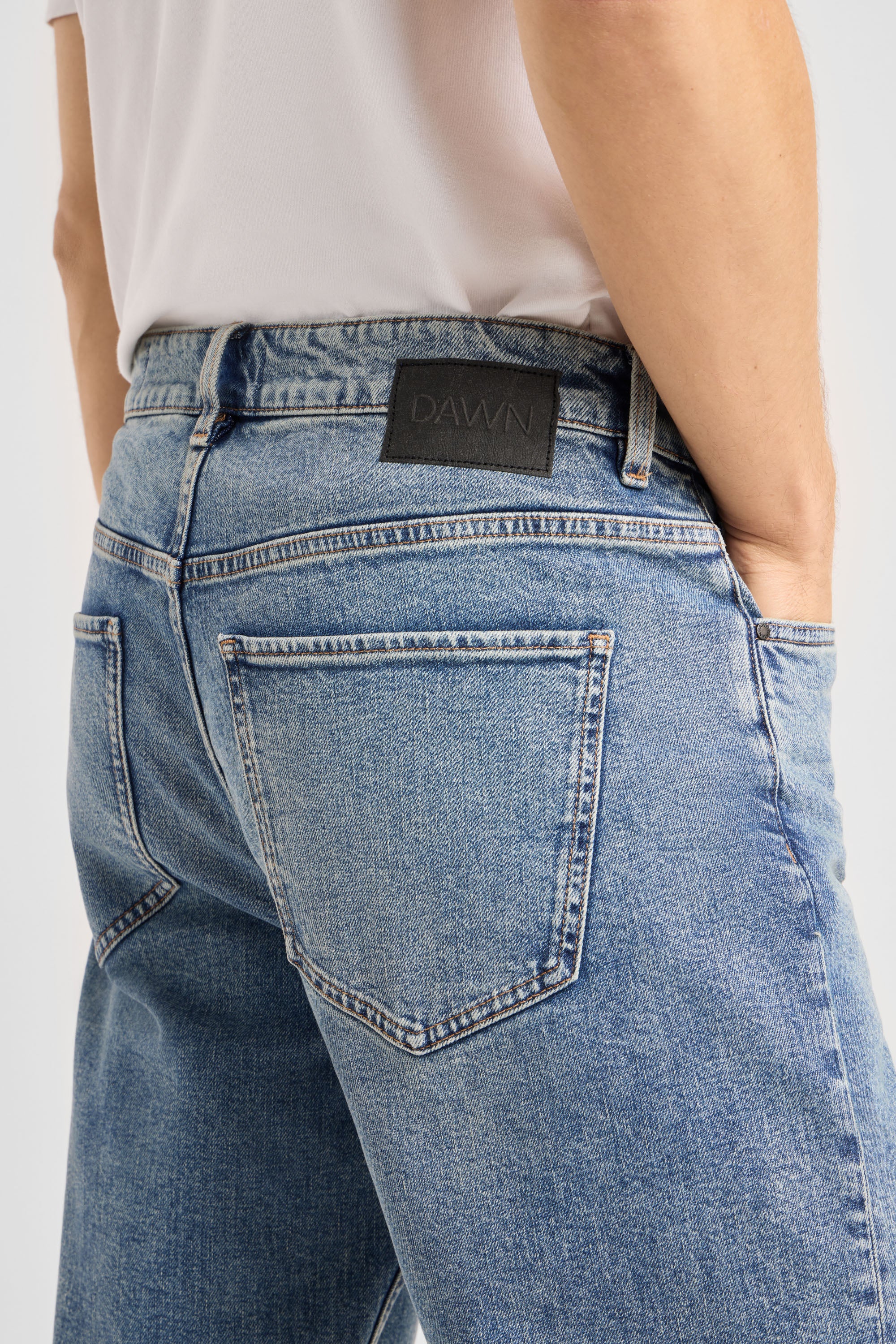 RISE Relaxed Tapered Minimal Stretch - Basic - Vintage Blue