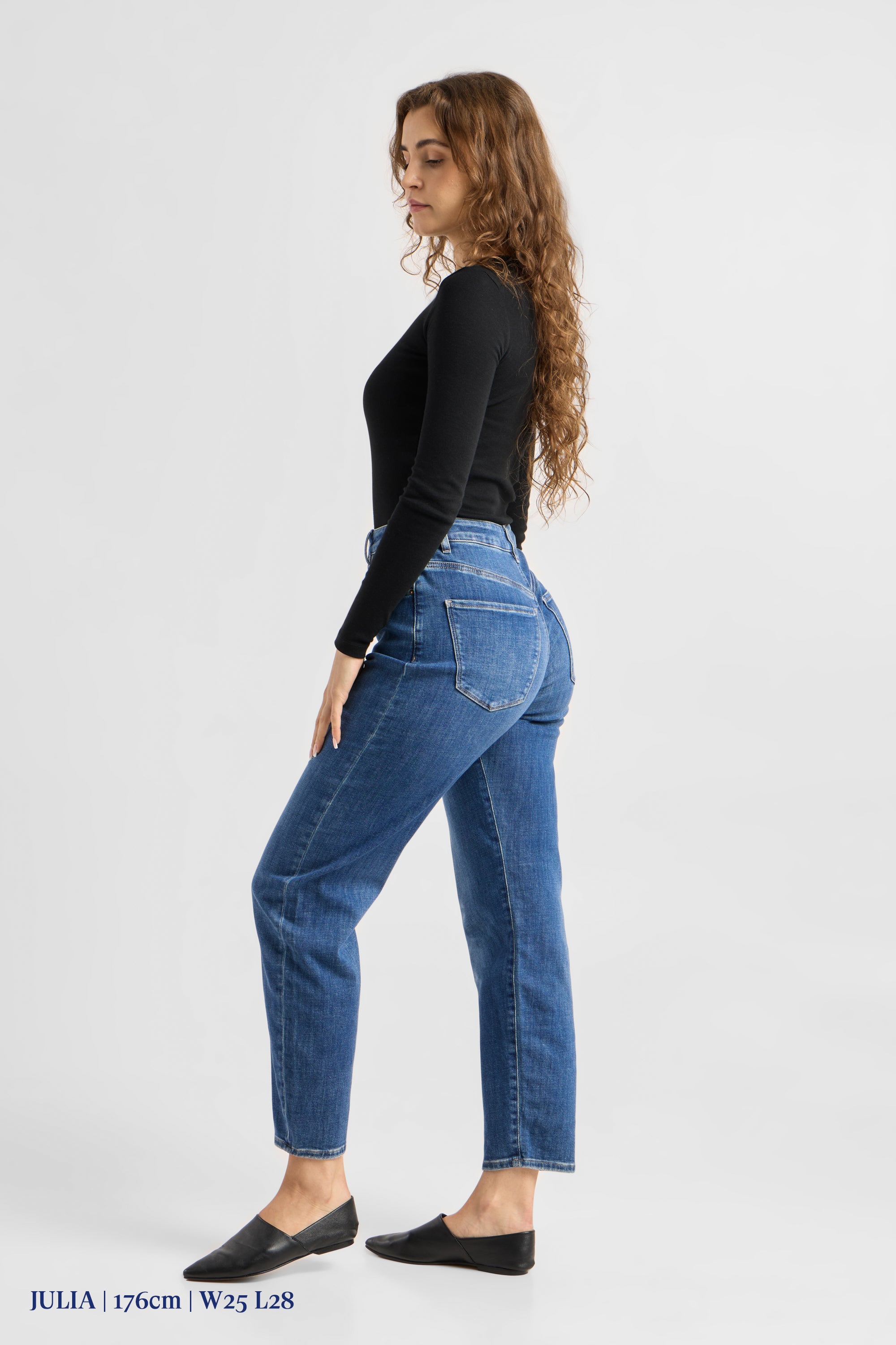 STARDUST O-Shape Soft Denim - Classic - Medium Blue
