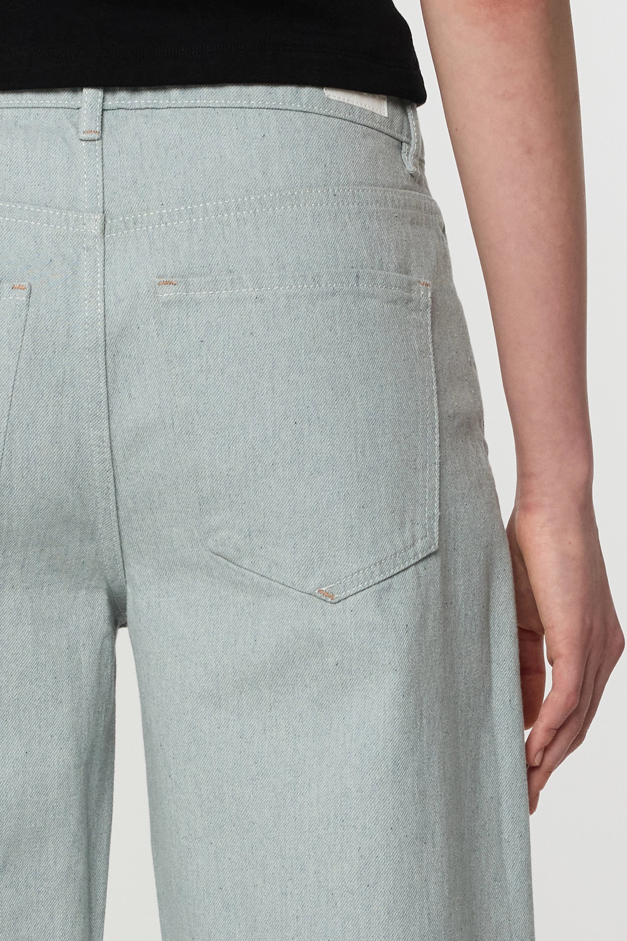 ASH Barrel Leg Minimal Stretch - Classic - PIW - Non Stretch - Recycled Blue - Womenswear