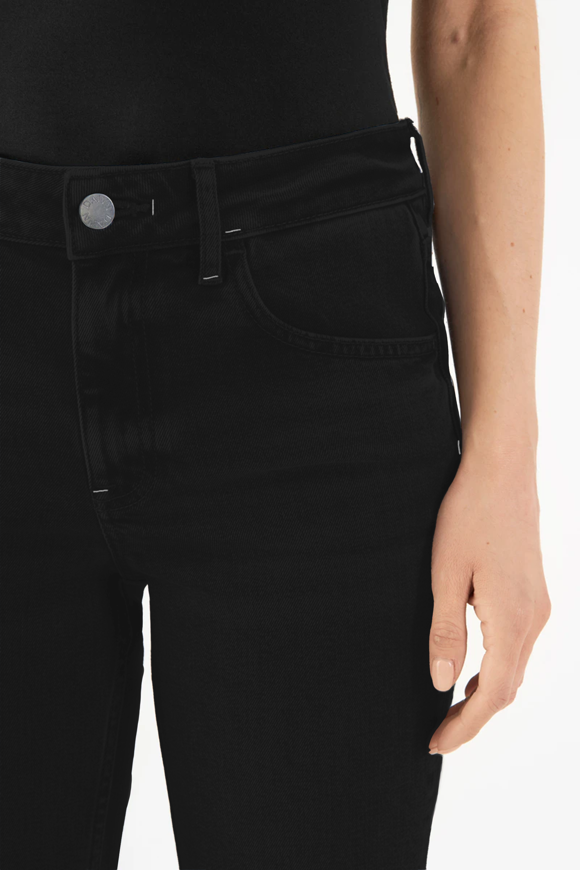 CELESTIAL Slim Flared Soft Tencel - Vintage Black