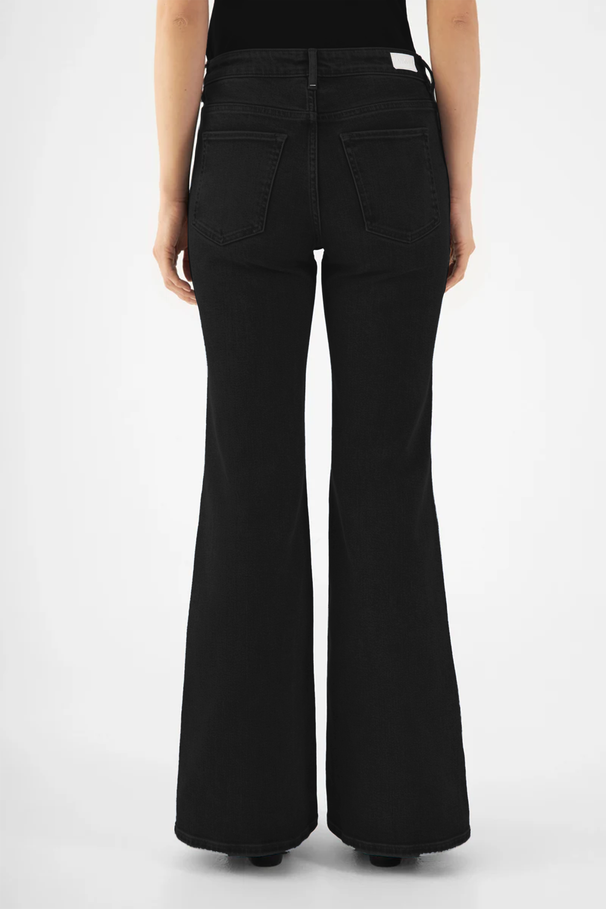 CELESTIAL Slim Flared Soft Tencel - Vintage Black