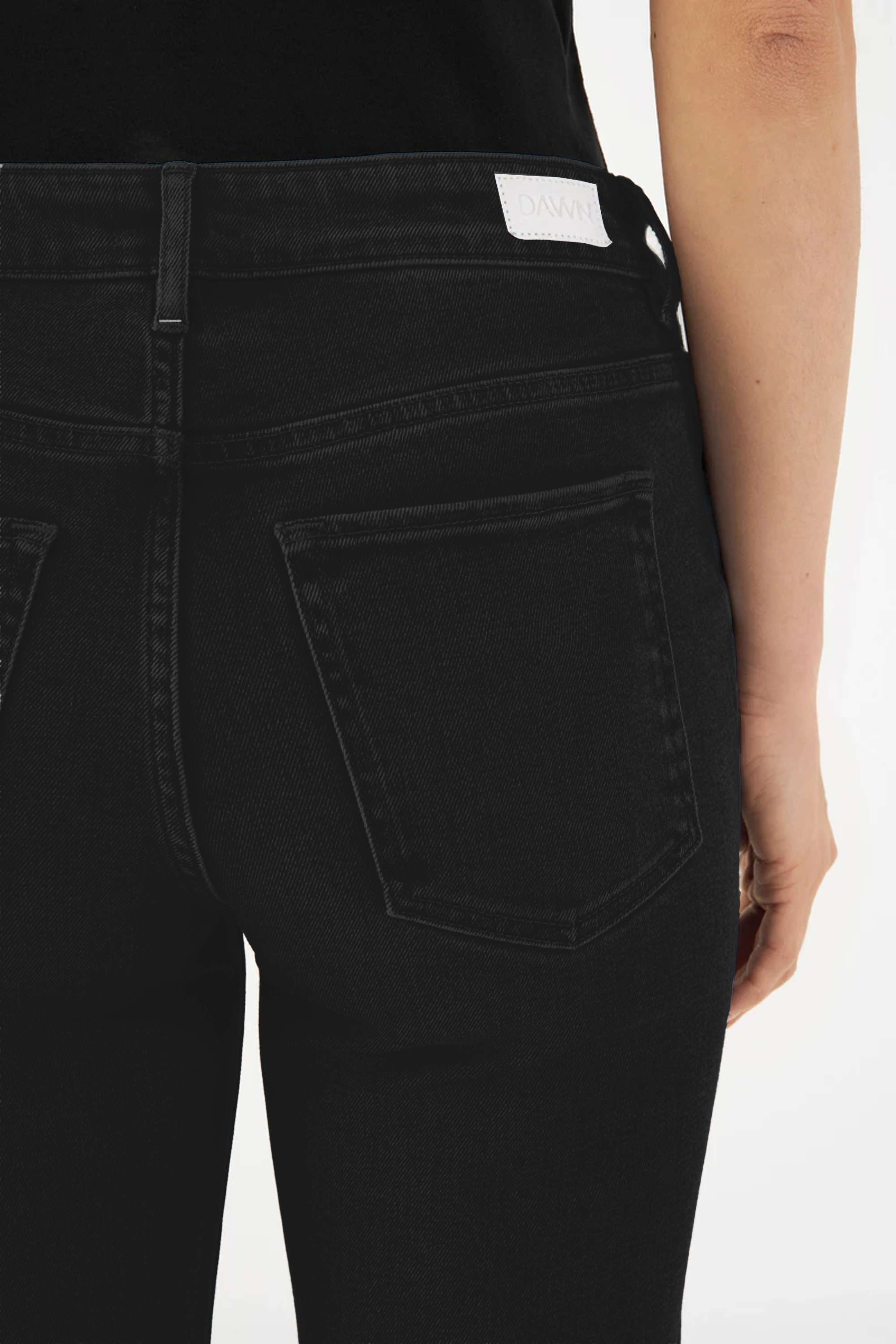 CELESTIAL Slim Flared Soft Tencel - Vintage Black