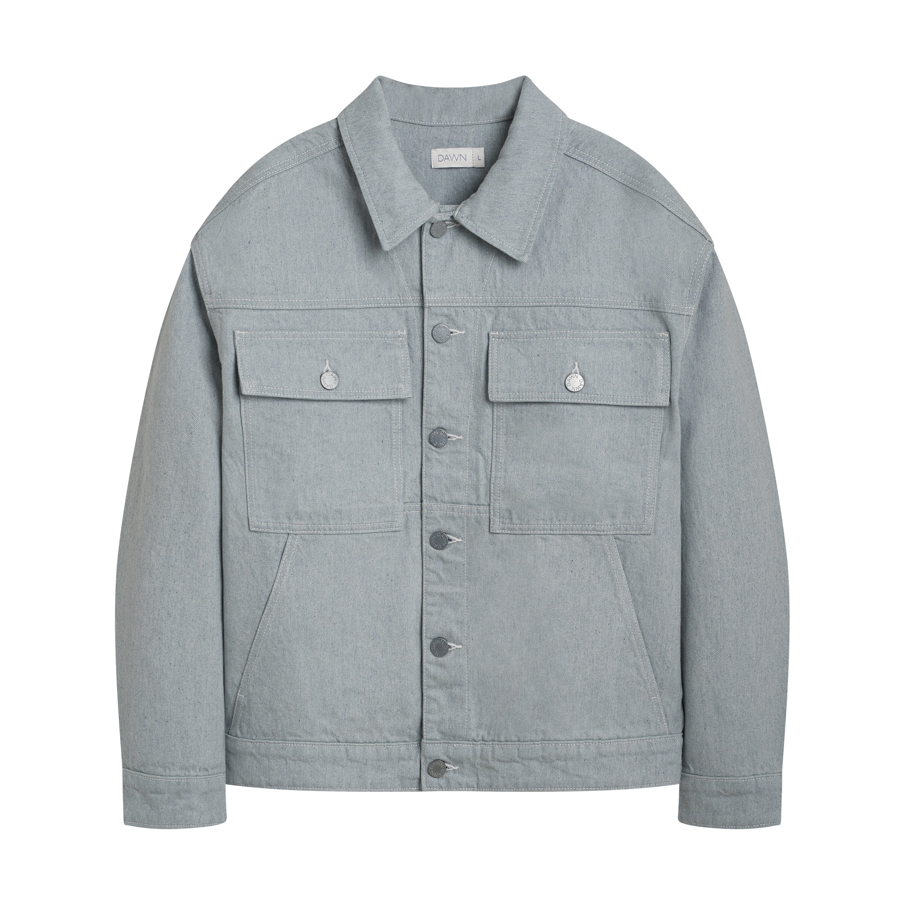 DUNE Boxy Jacket - PIW Non Stretch - Recycled Blue - Womenswear