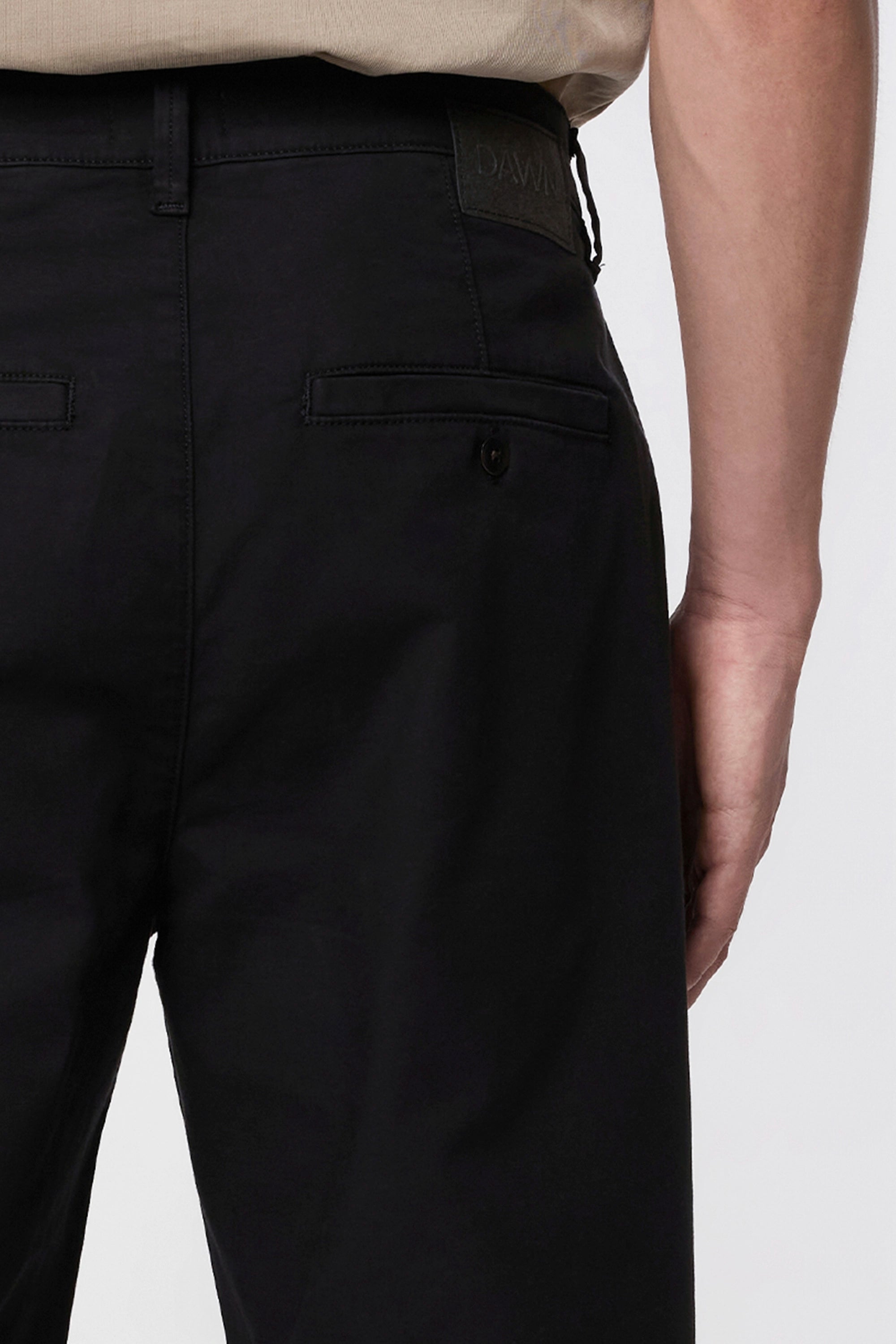 ELYSIAN - Chino-Paper Touch Twill - Black