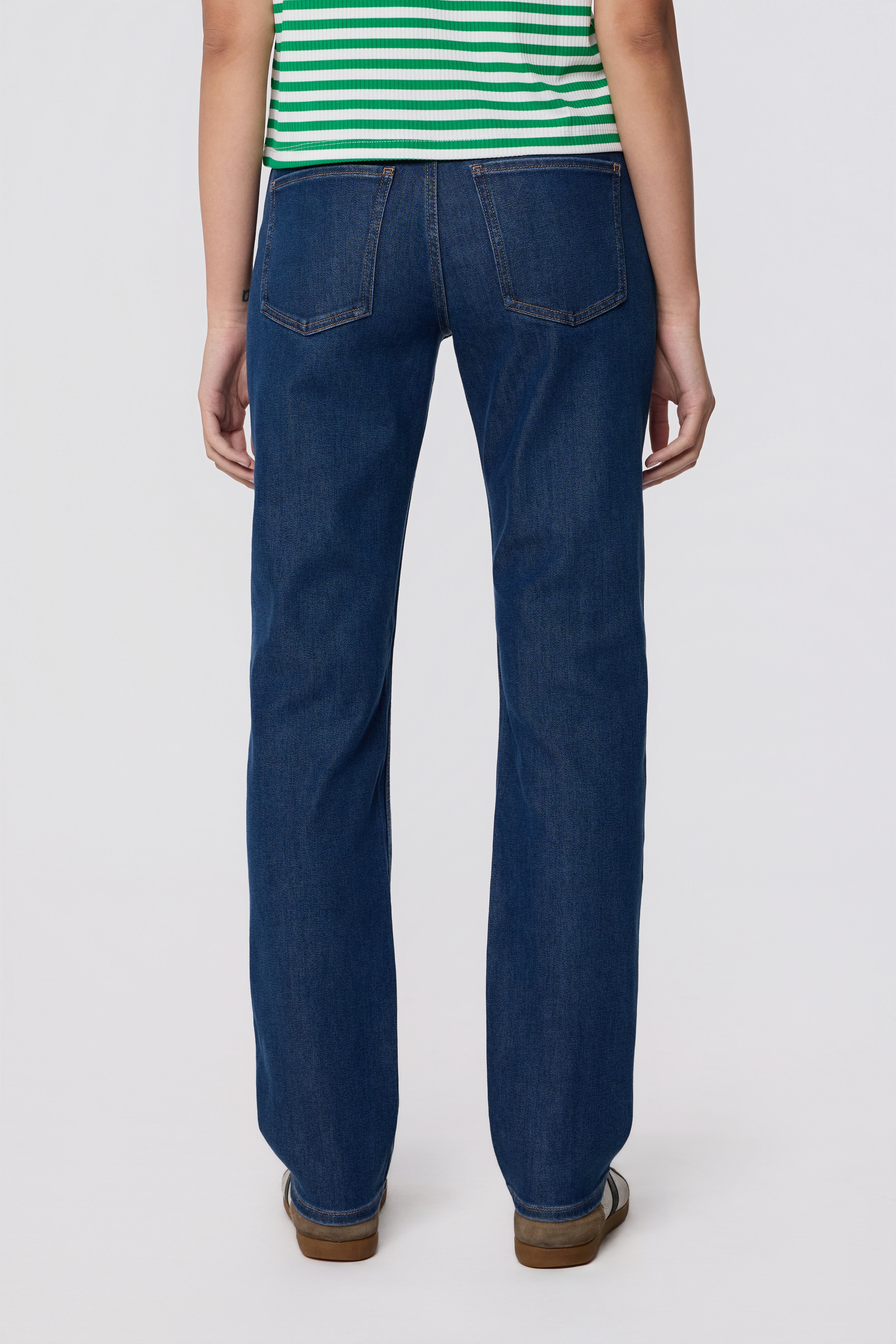 SUNSET Regular Slim Soft Tencel - Basic - Dark Blue