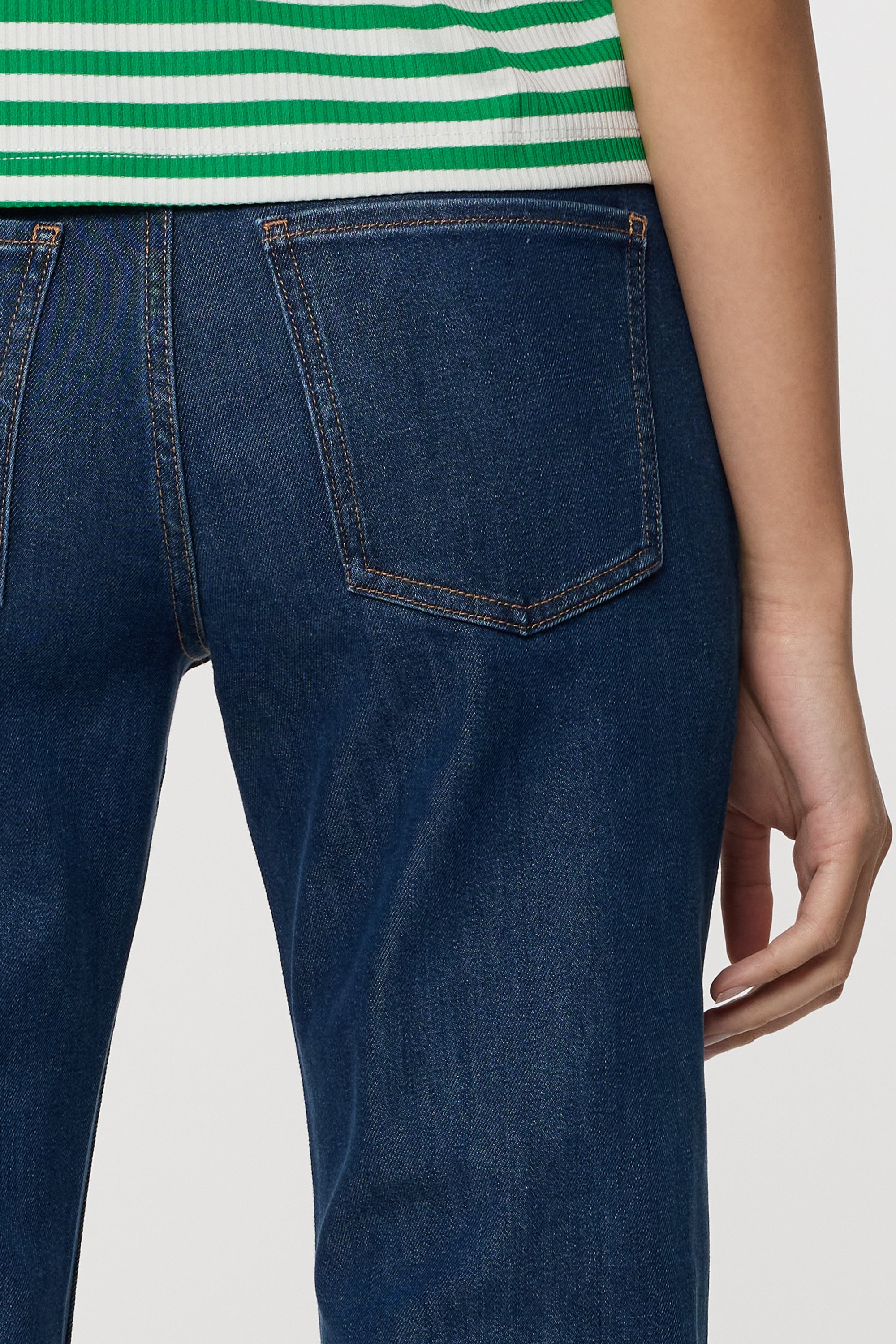 SUNSET Regular Slim Soft Tencel - Basic - Dark Blue