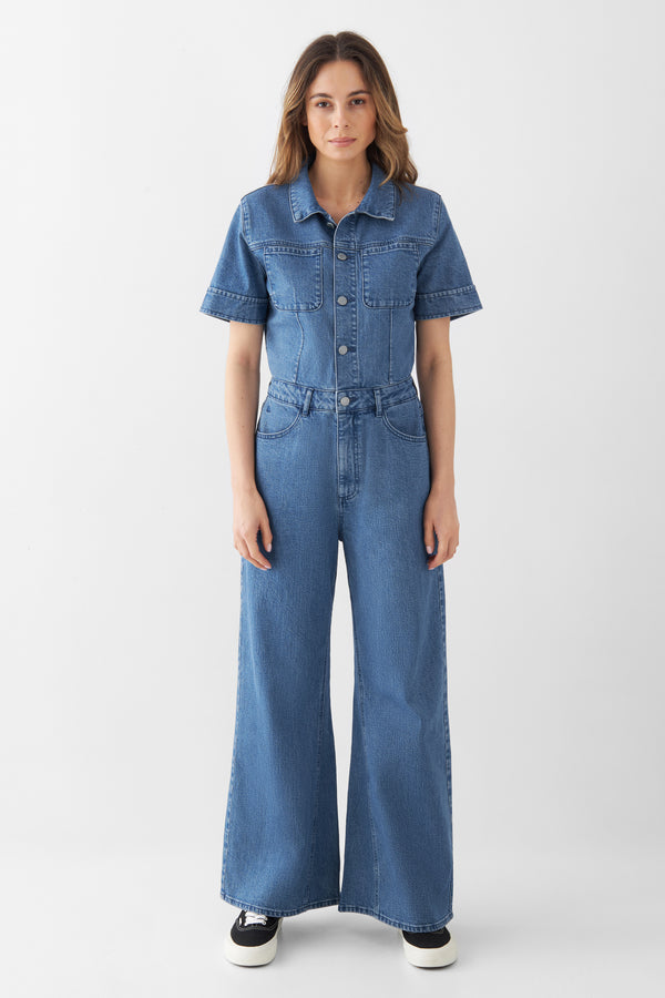 TWITTER - Overall Low Stretch - Medium Blue