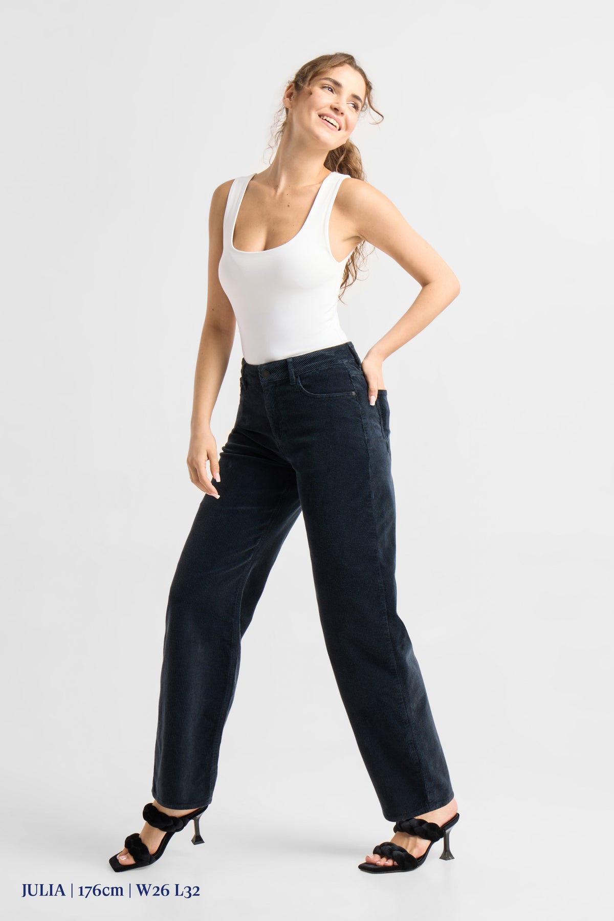 ASH Barrel Leg Corduroy - Classic - Dark Navy