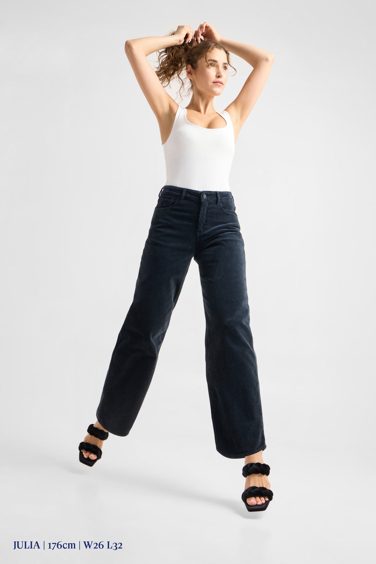 ASH Barrel Leg Corduroy - Classic - Dark Navy