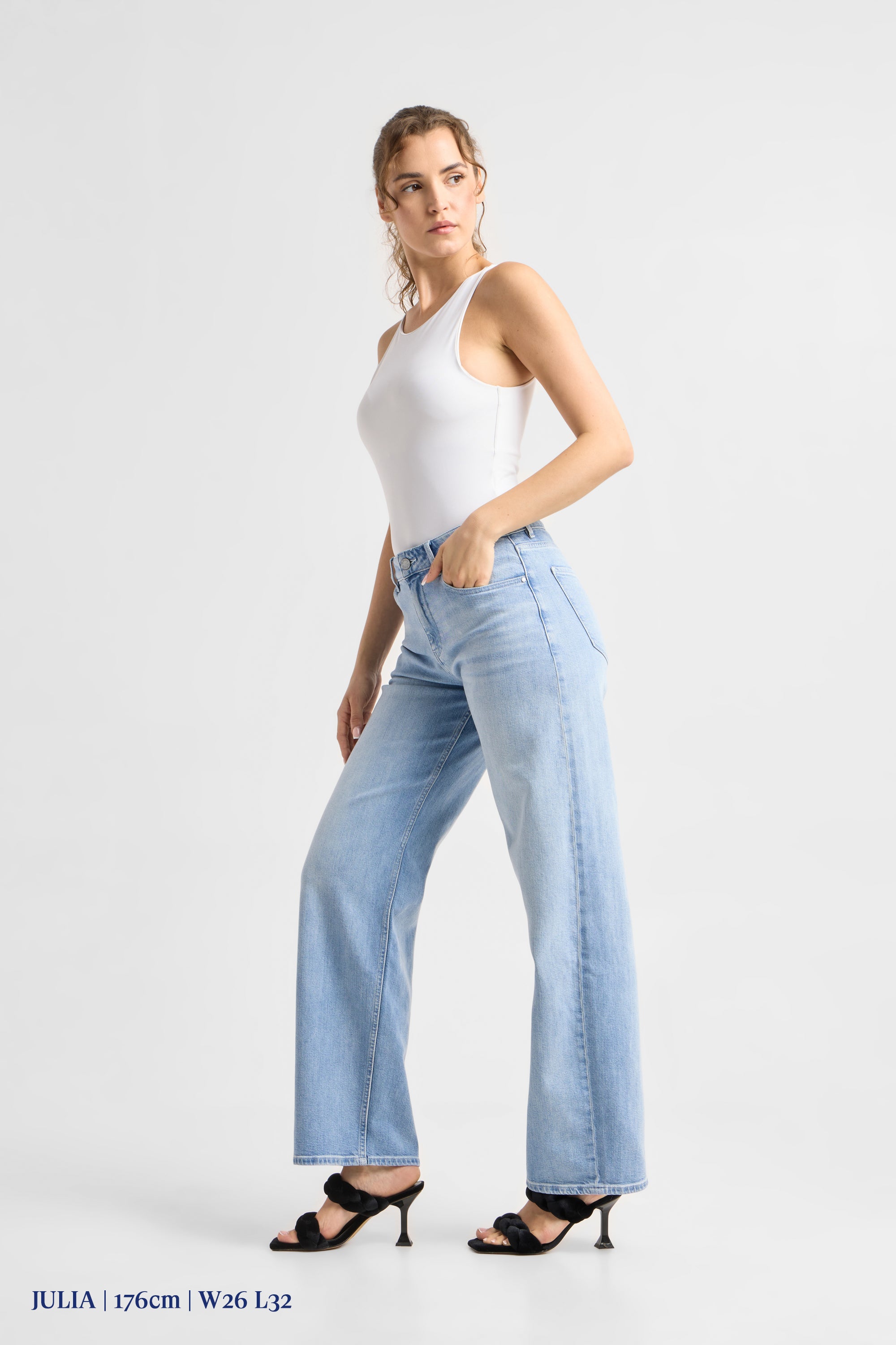 ASH Barrel Leg Minimal Stretch - Classic - Bright Blue