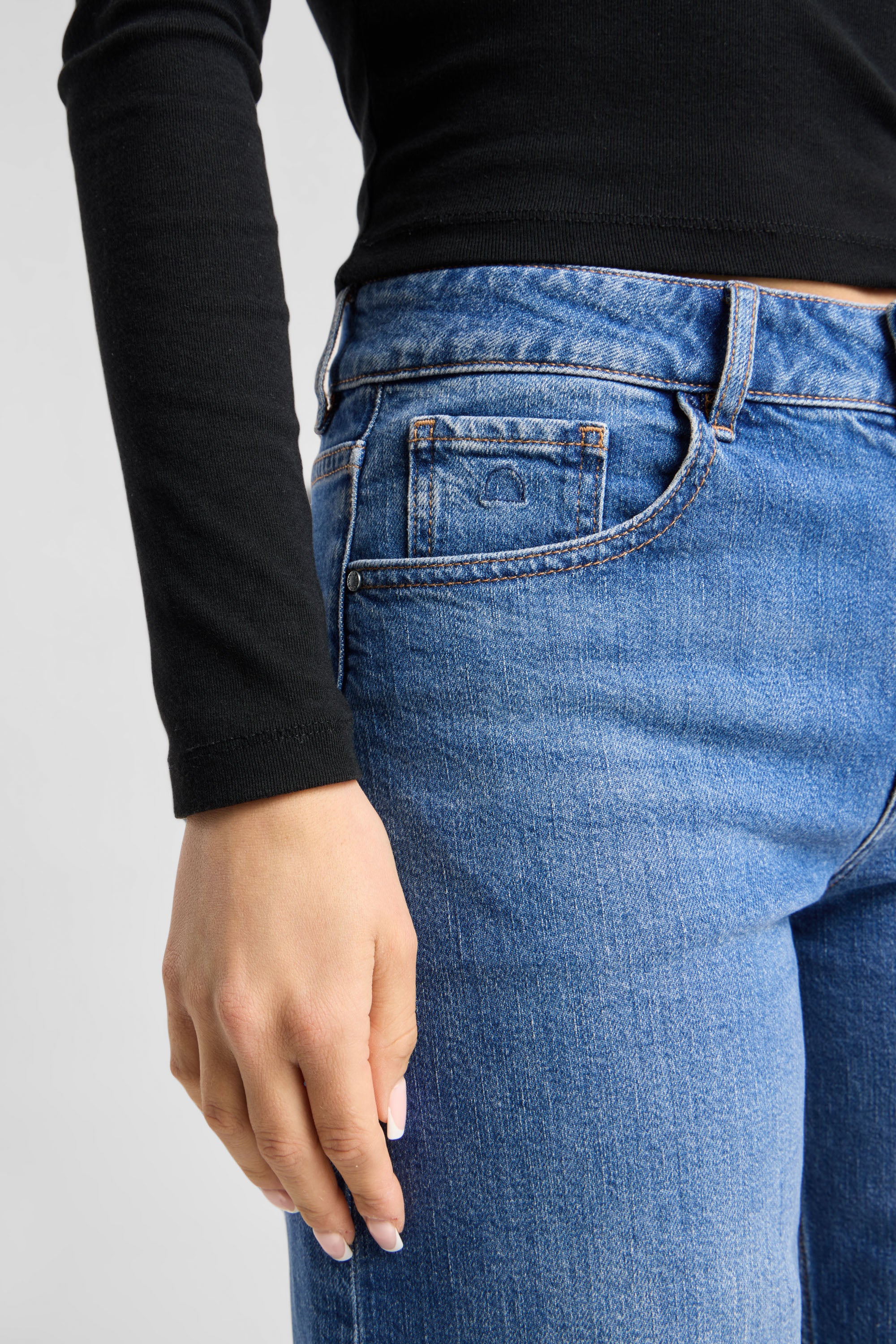 ASH Barrel Leg Minimal Stretch - Classic - Medium Blue