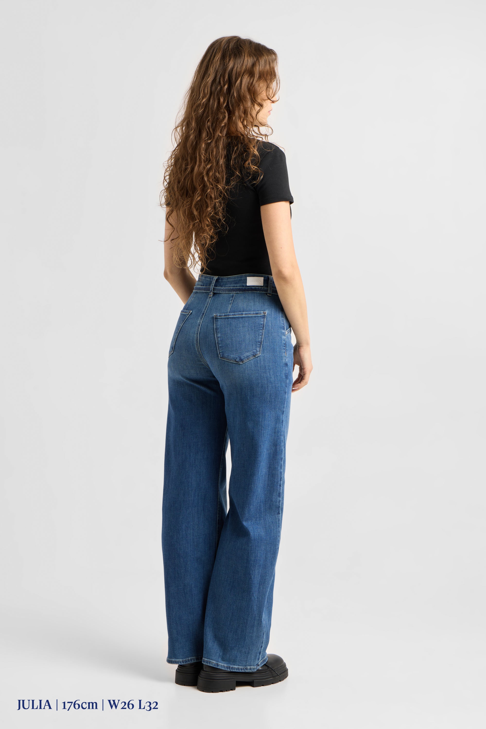 BLINK High Waist Wide - Vintage Blue