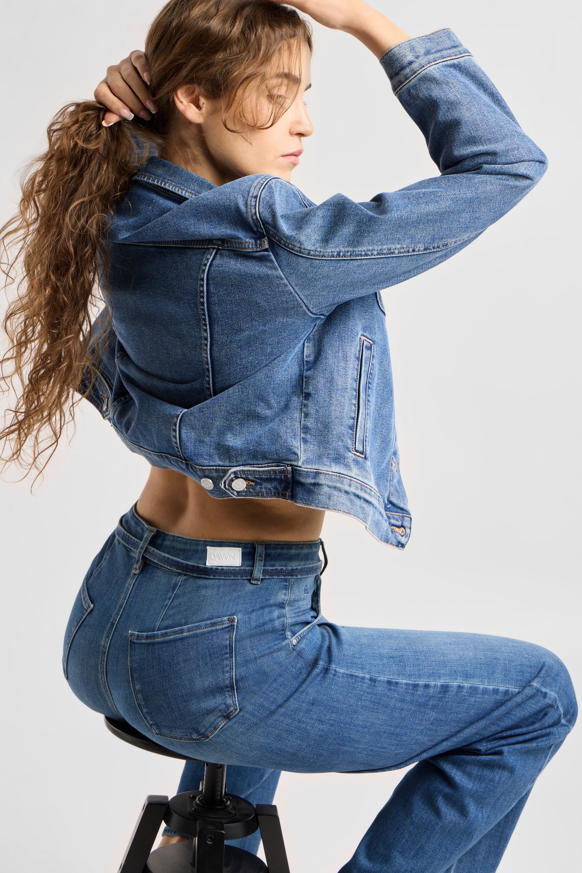 BLINK High Waist Wide - Vintage Blue