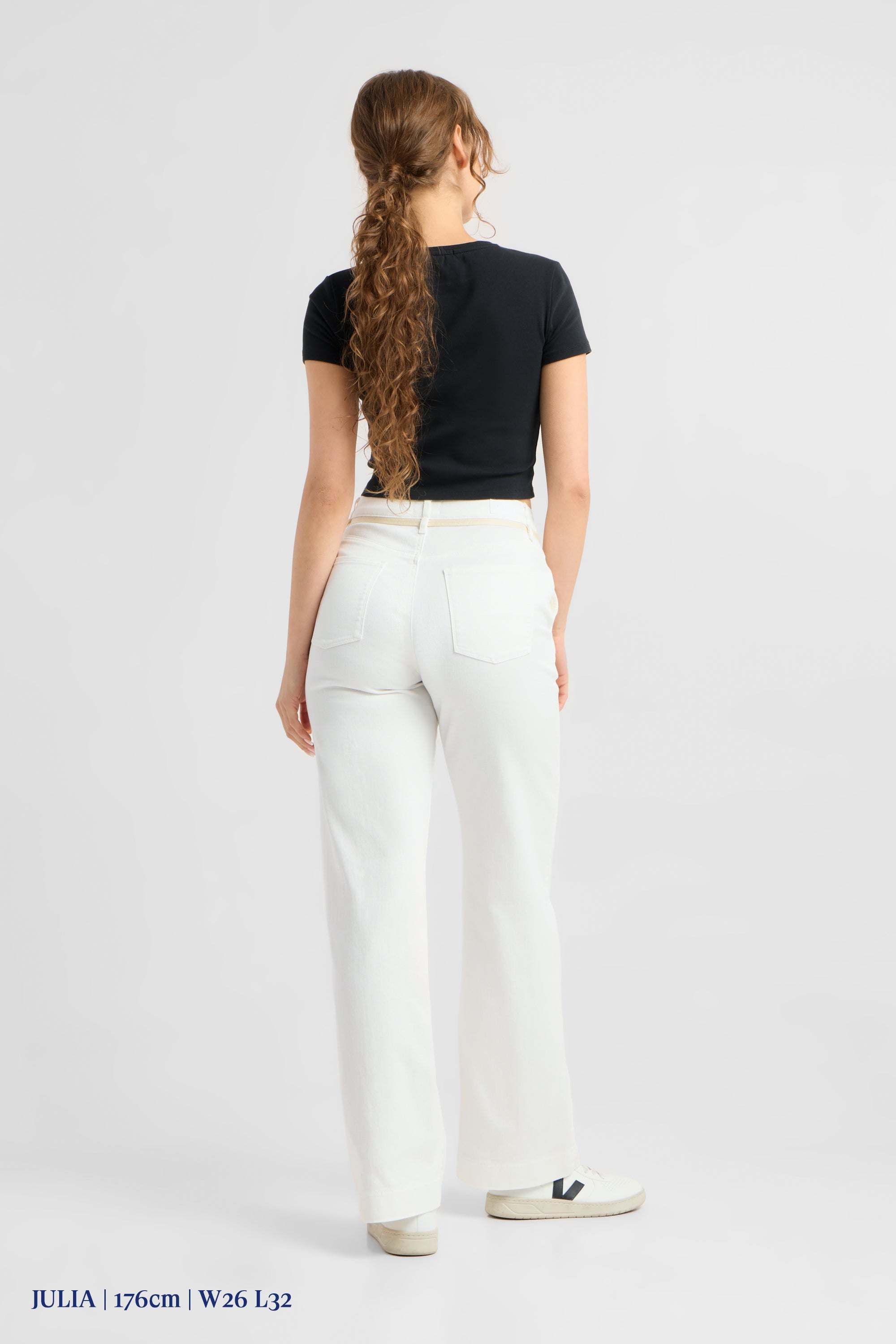 DEW Flared - Soft Denim - French Pocket - White Denim