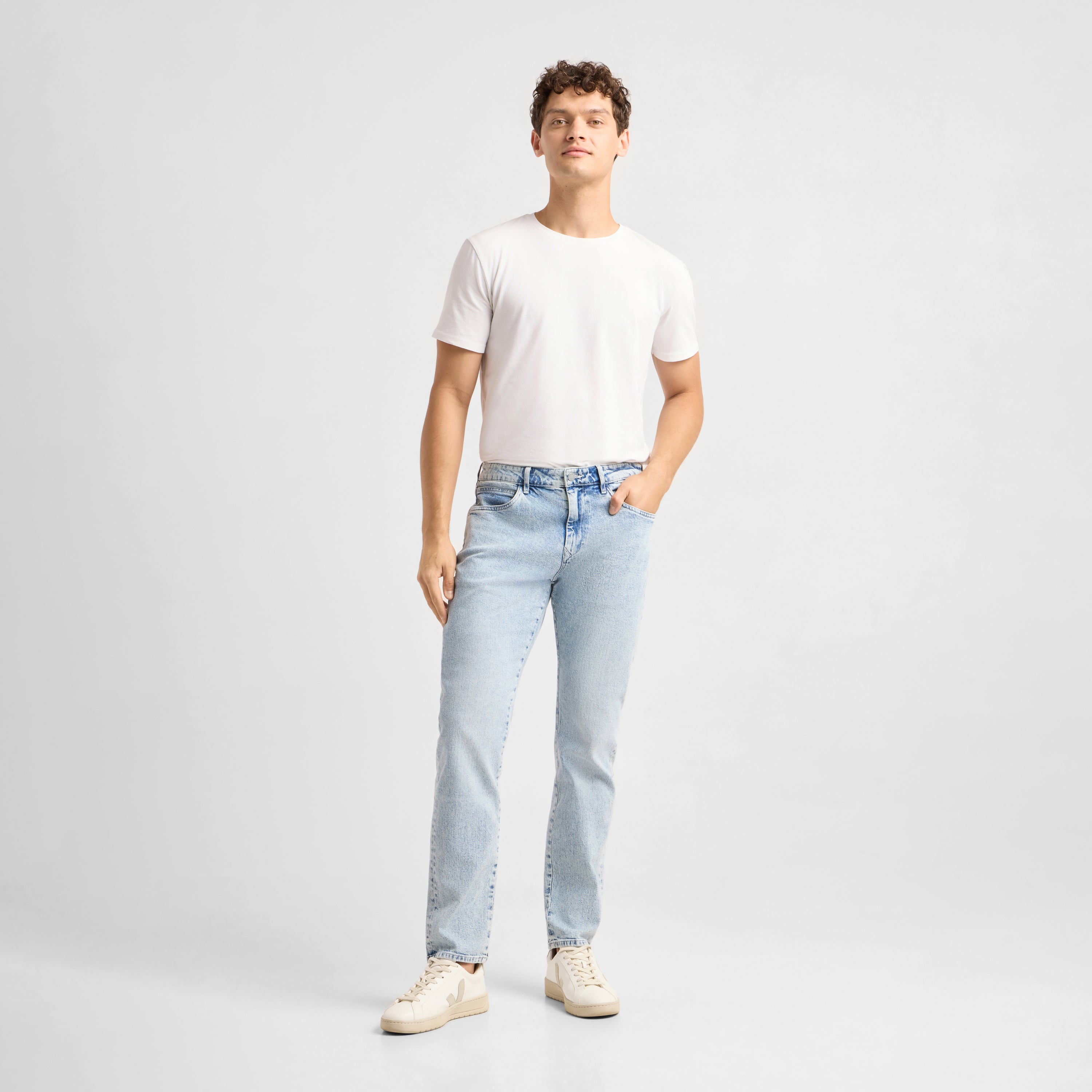 DUSK Regular Straight Minimal Stretch - Classic - Bright Blue