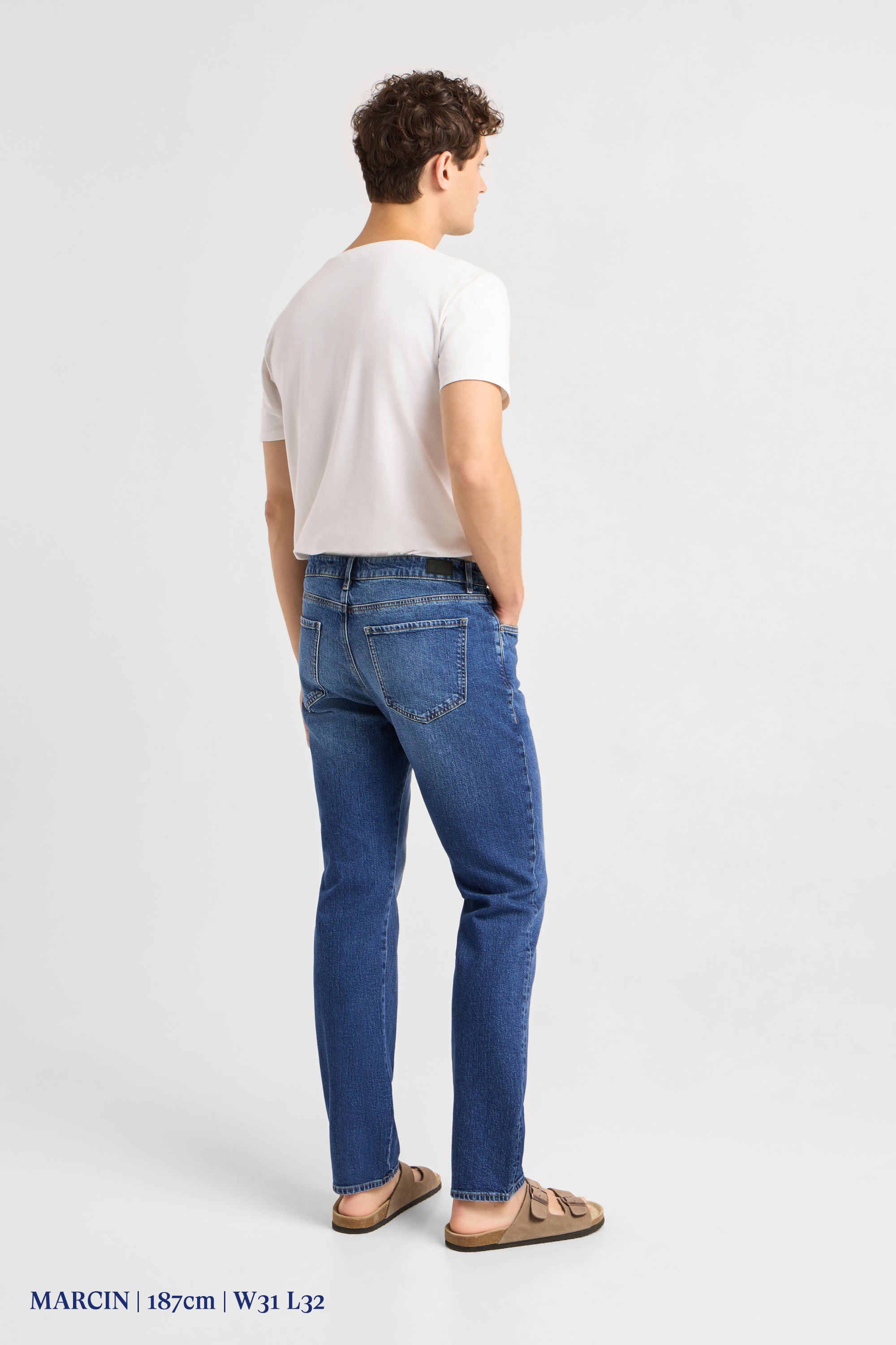 DUSK Regular Straight Minimal Stretch - Classic - Dark Blue
