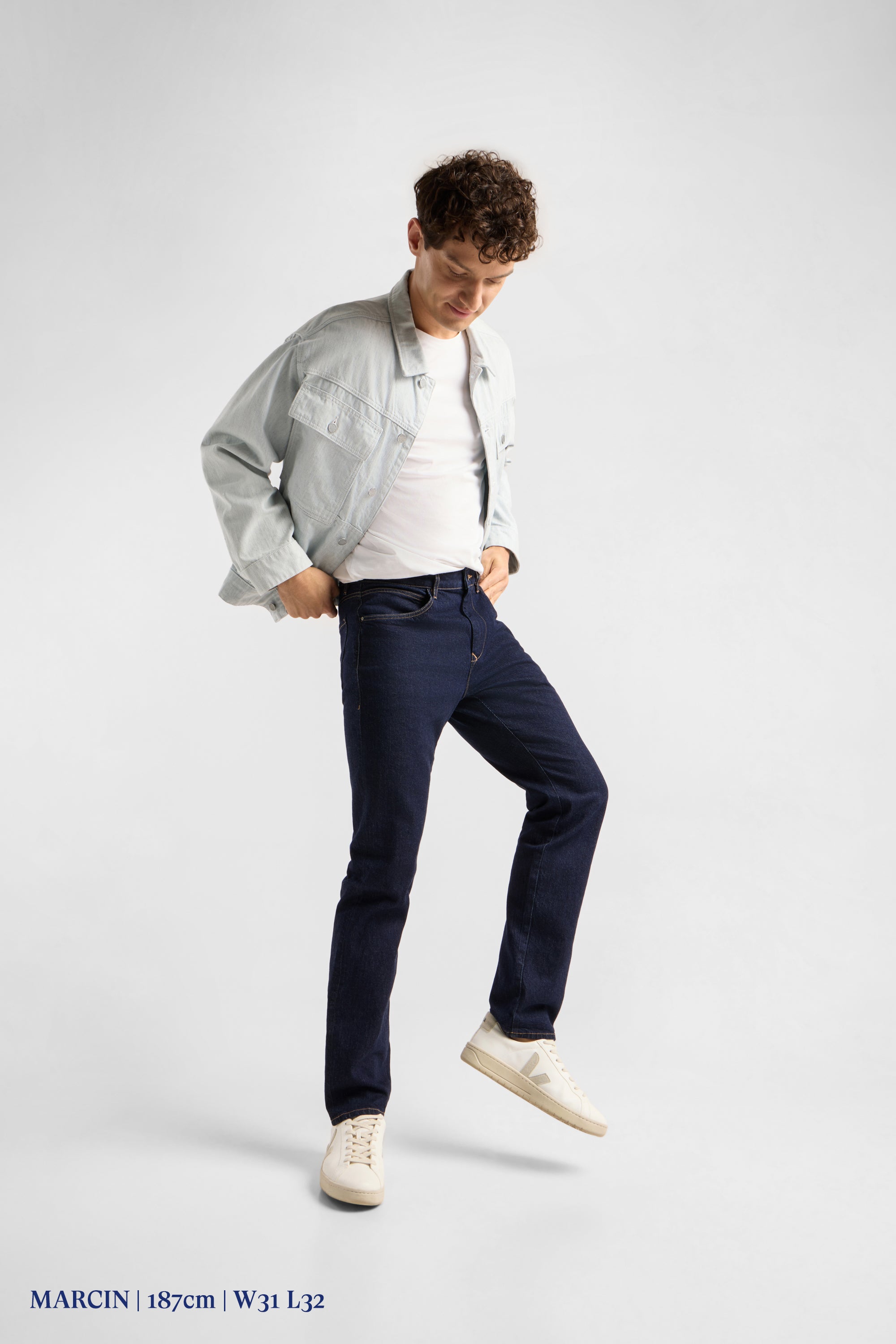 DUSK Regular Straight Minimal Stretch - Classic - Raw Blue