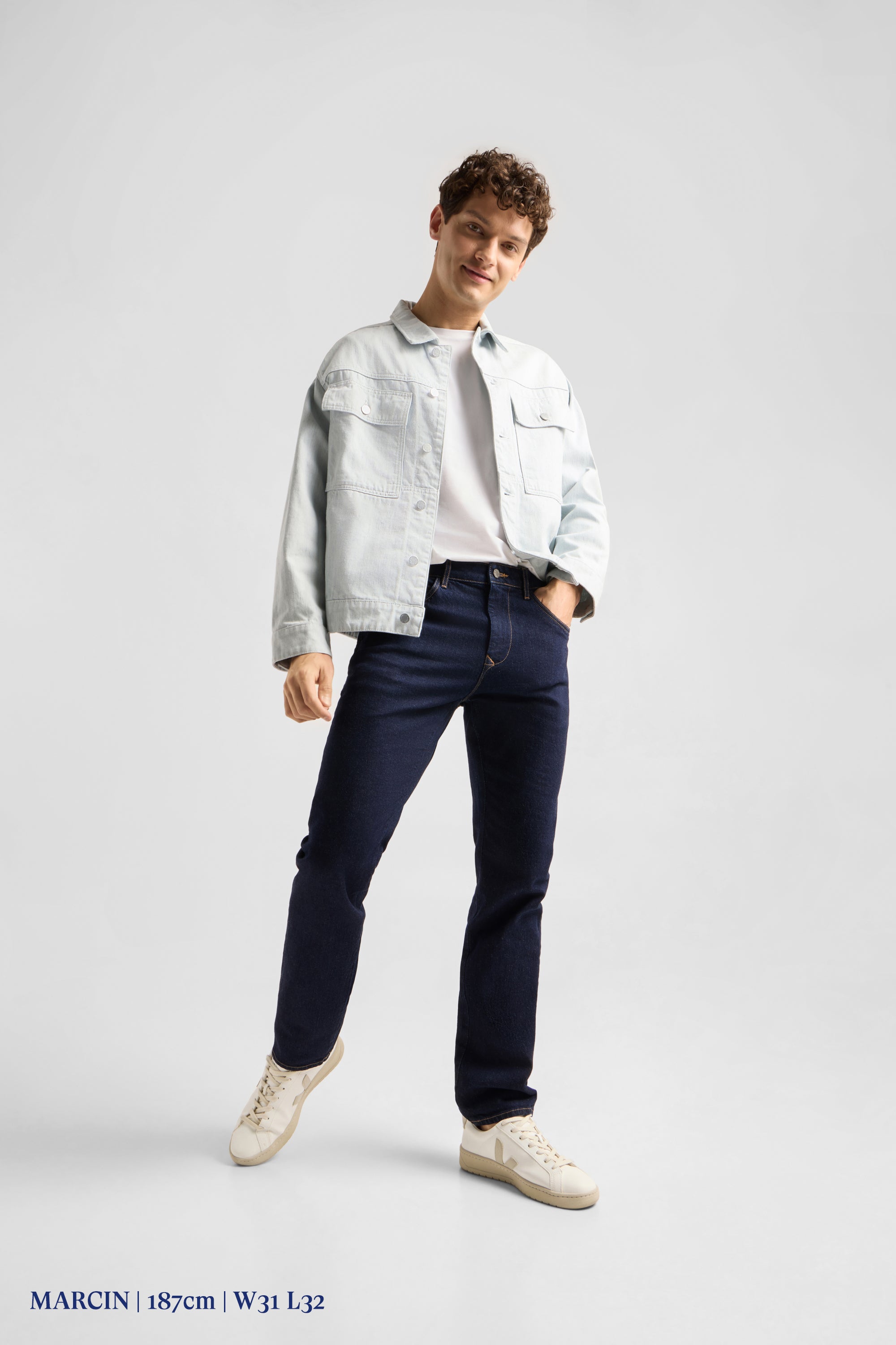 DUSK Regular Straight Minimal Stretch - Classic - Raw Blue