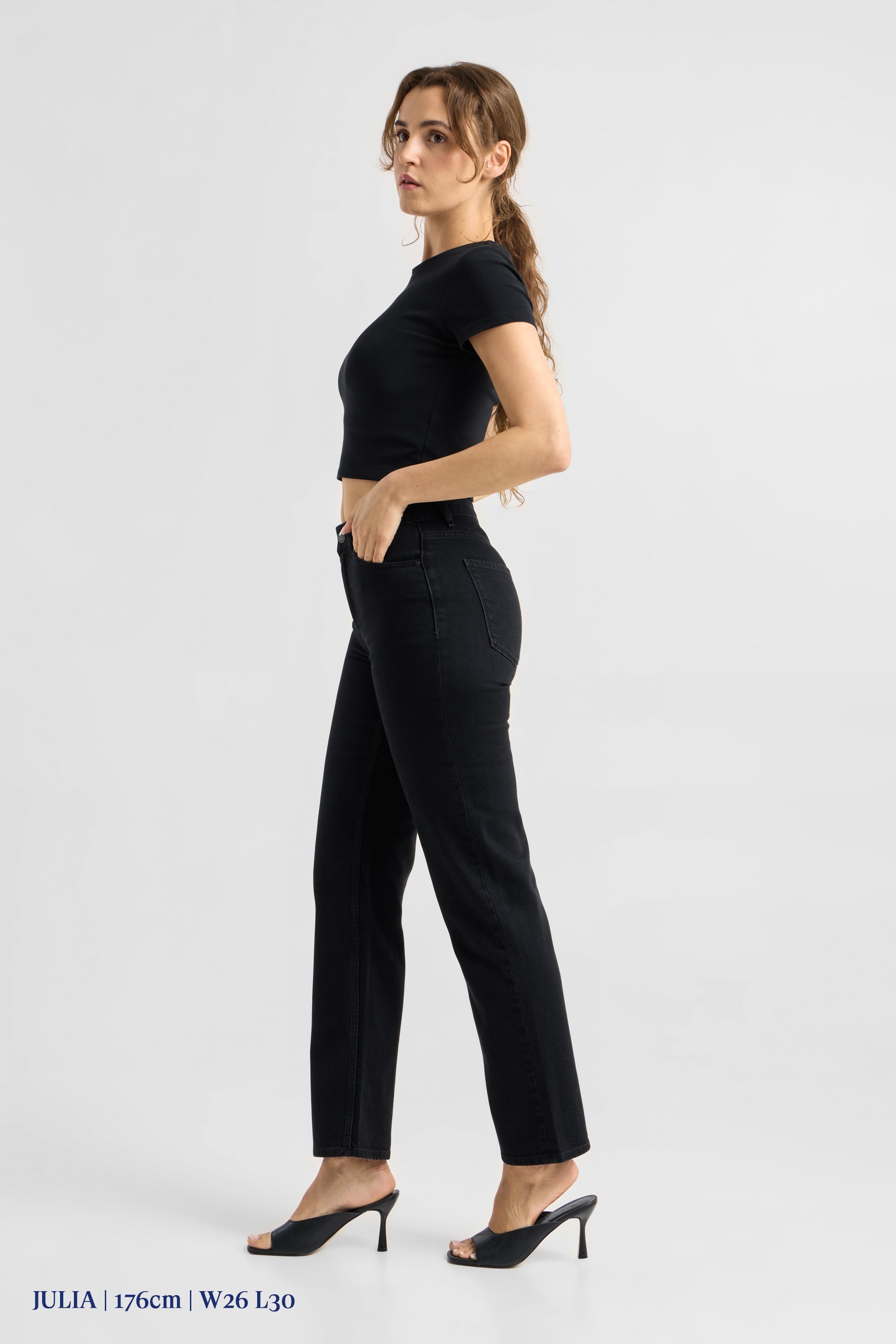 MORNING Slim Straight Minimal Stretch - Classic - Black