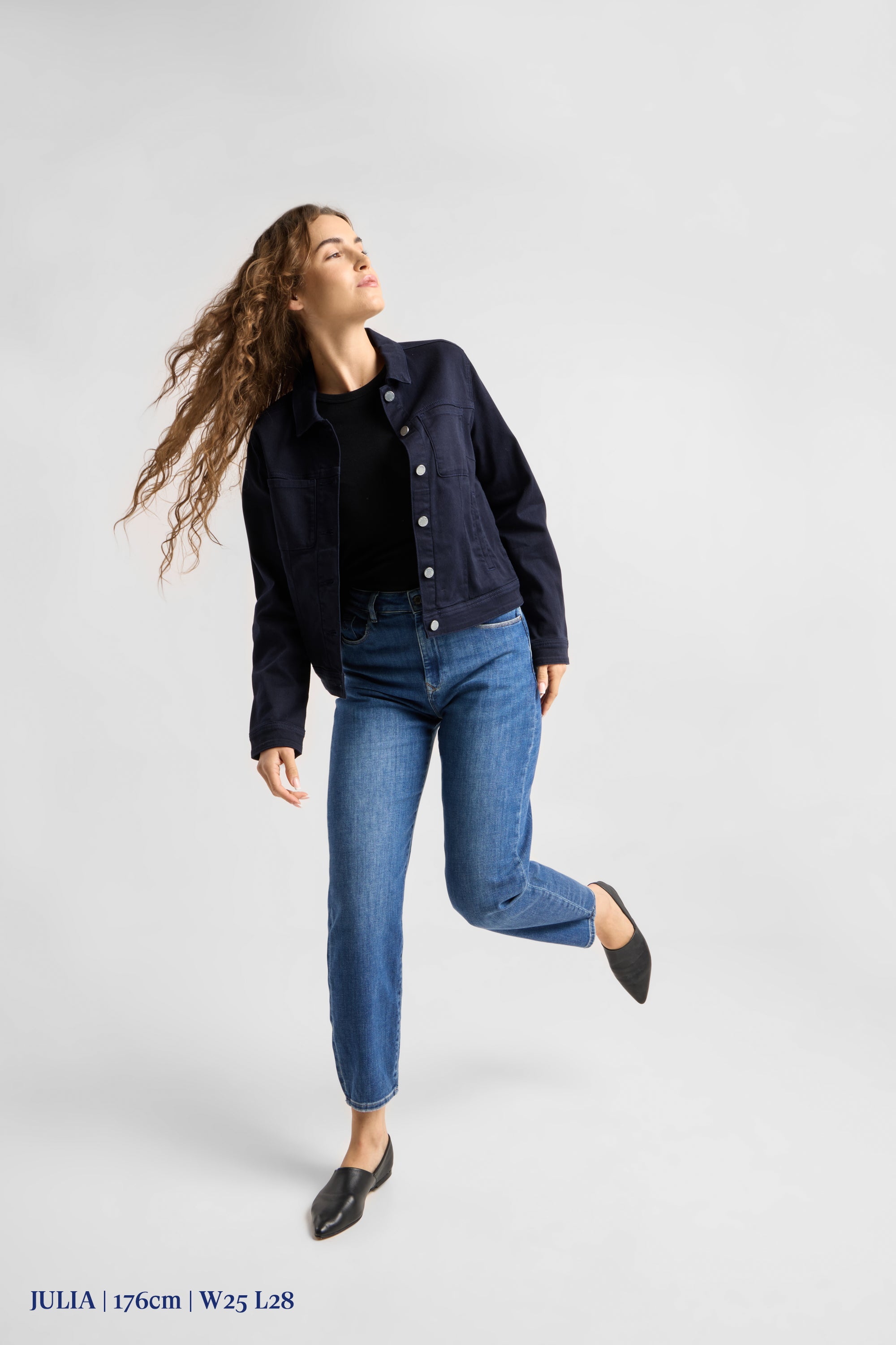 STARDUST O-Shape Soft Denim - Classic - Medium Blue