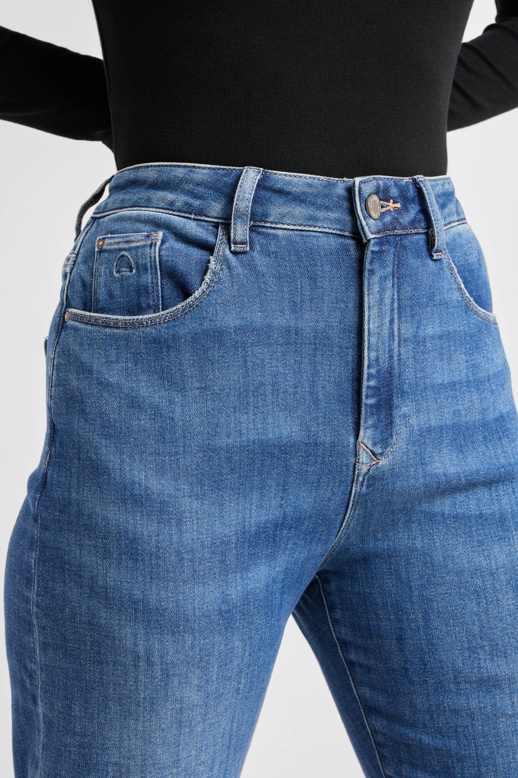 STARDUST O-Shape Soft Denim - Classic - Medium Blue