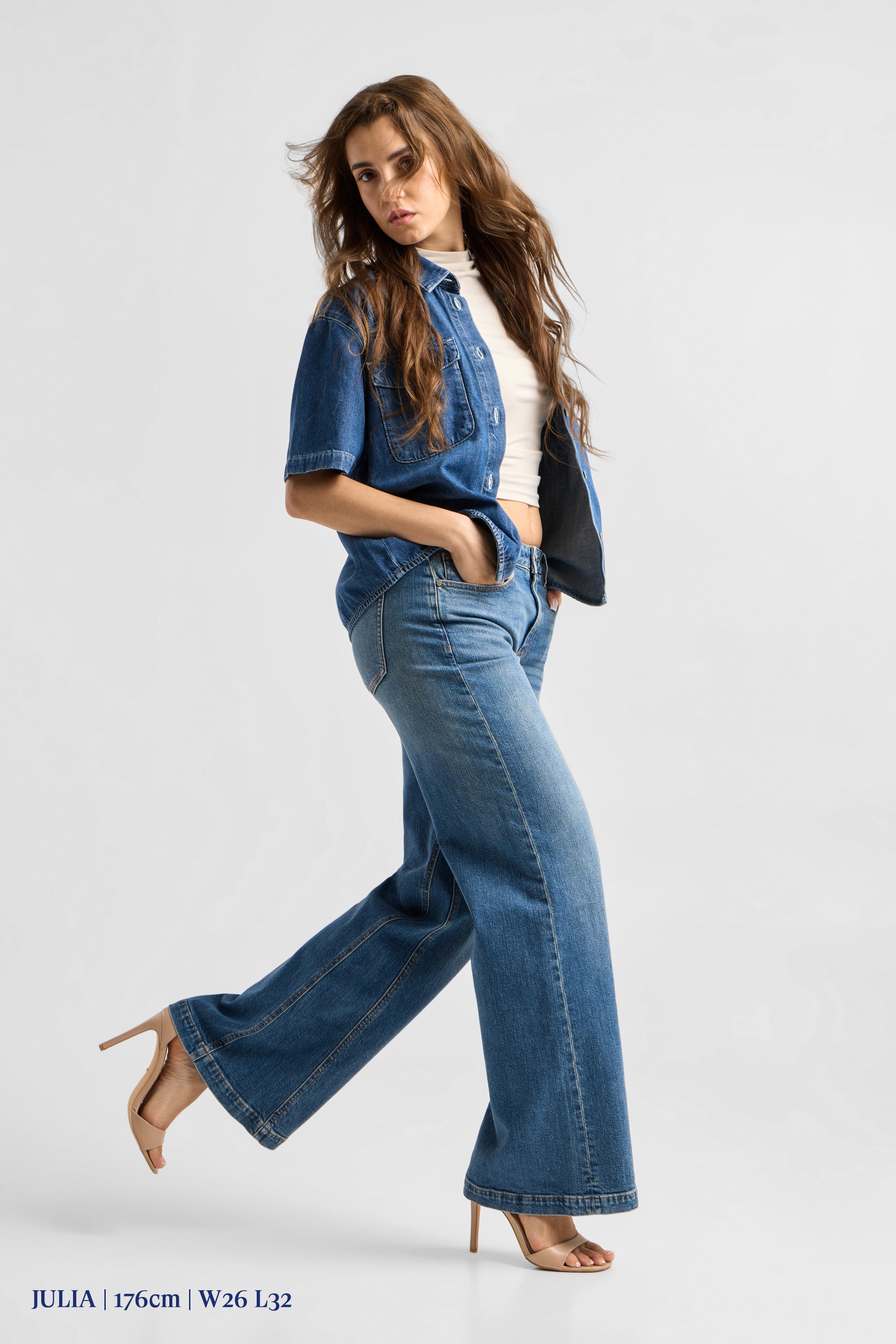 TWEET Minimal Stretch - Retro Flare - Vintage Blue