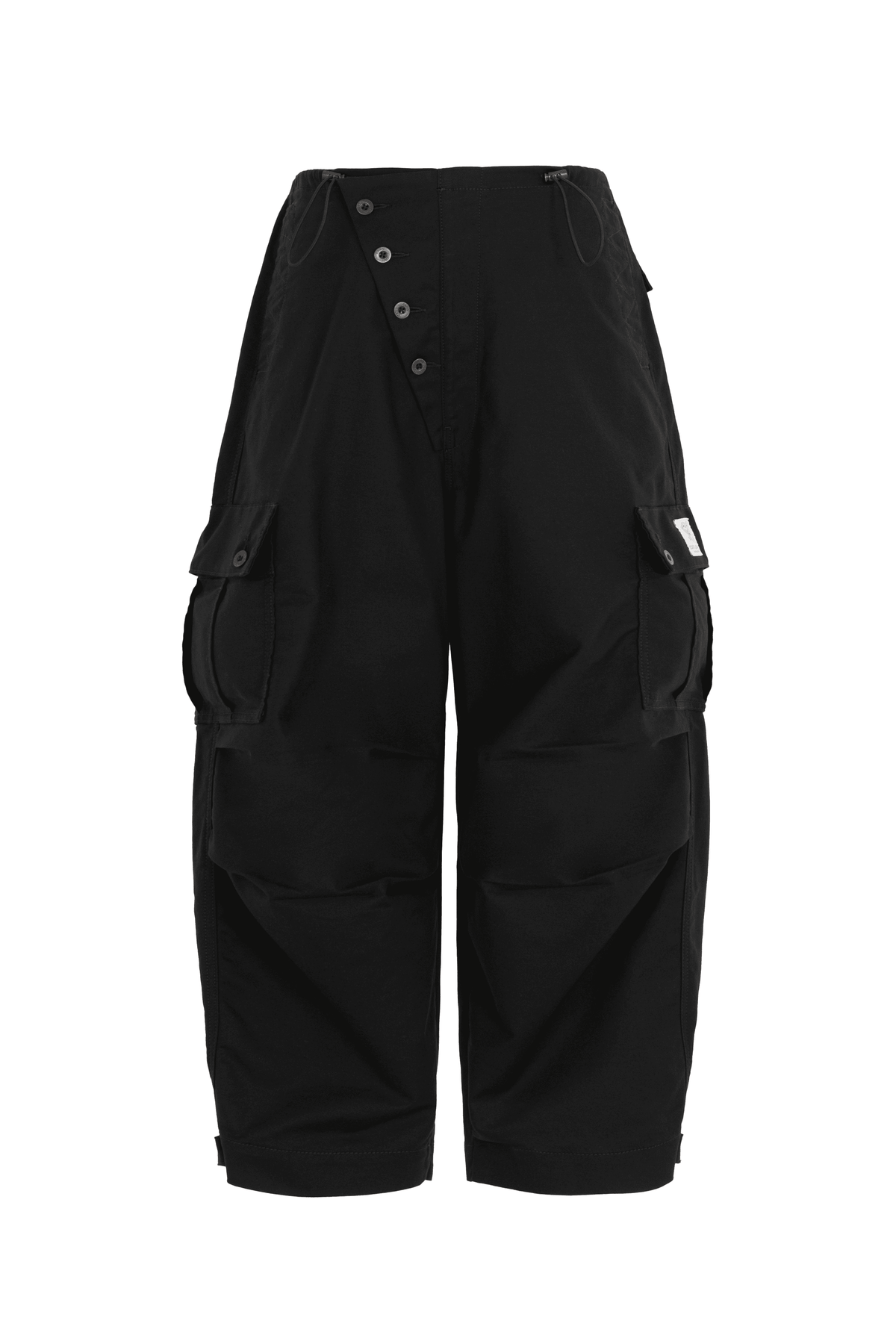 MAY MAY - Baggy Cargo Pants - Black