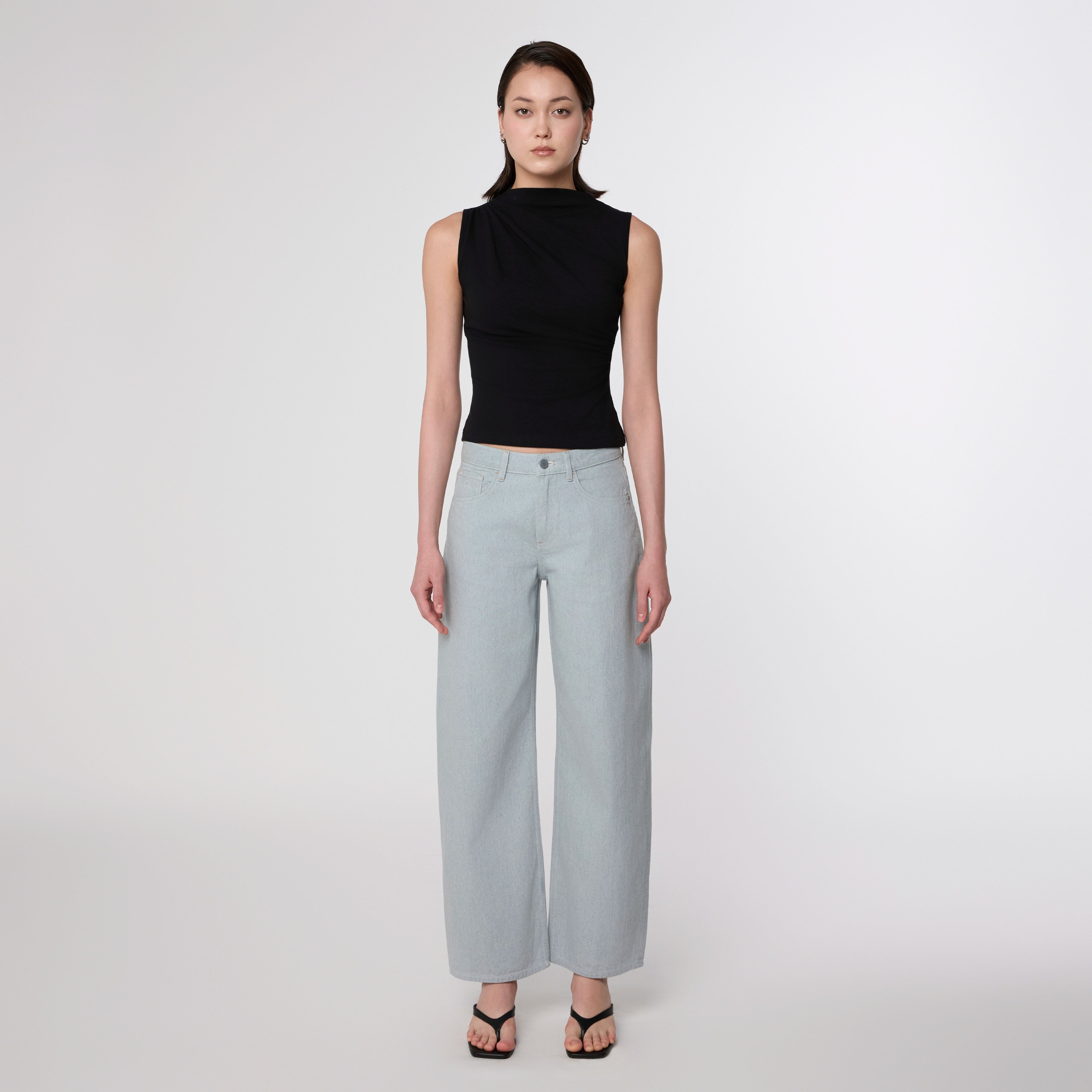 ASH Barrel Leg Minimal Stretch - Classic - PIW - Non Stretch - Recycled Blue - Womenswear