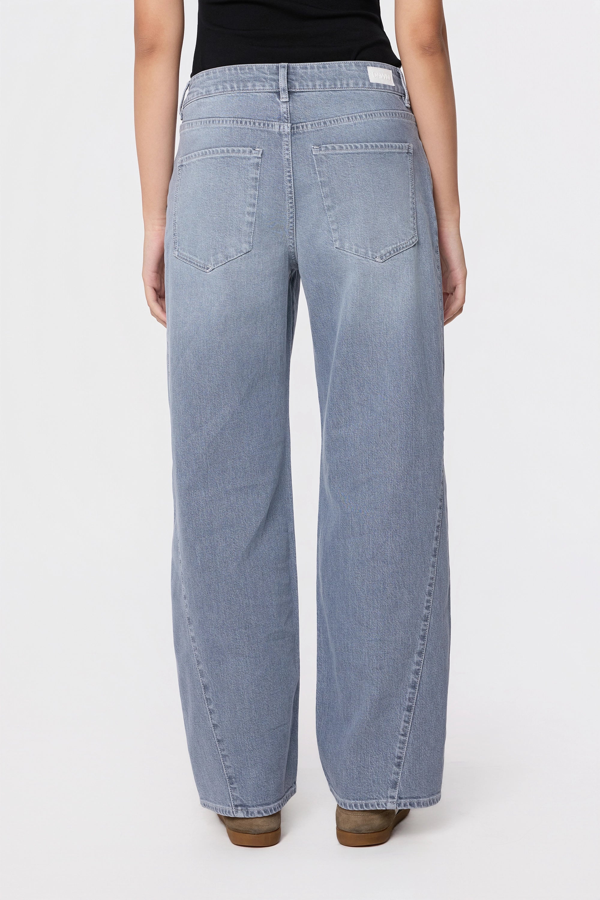 ASH Barrel Leg Minimal Stretch - Cutline - Slate Grey