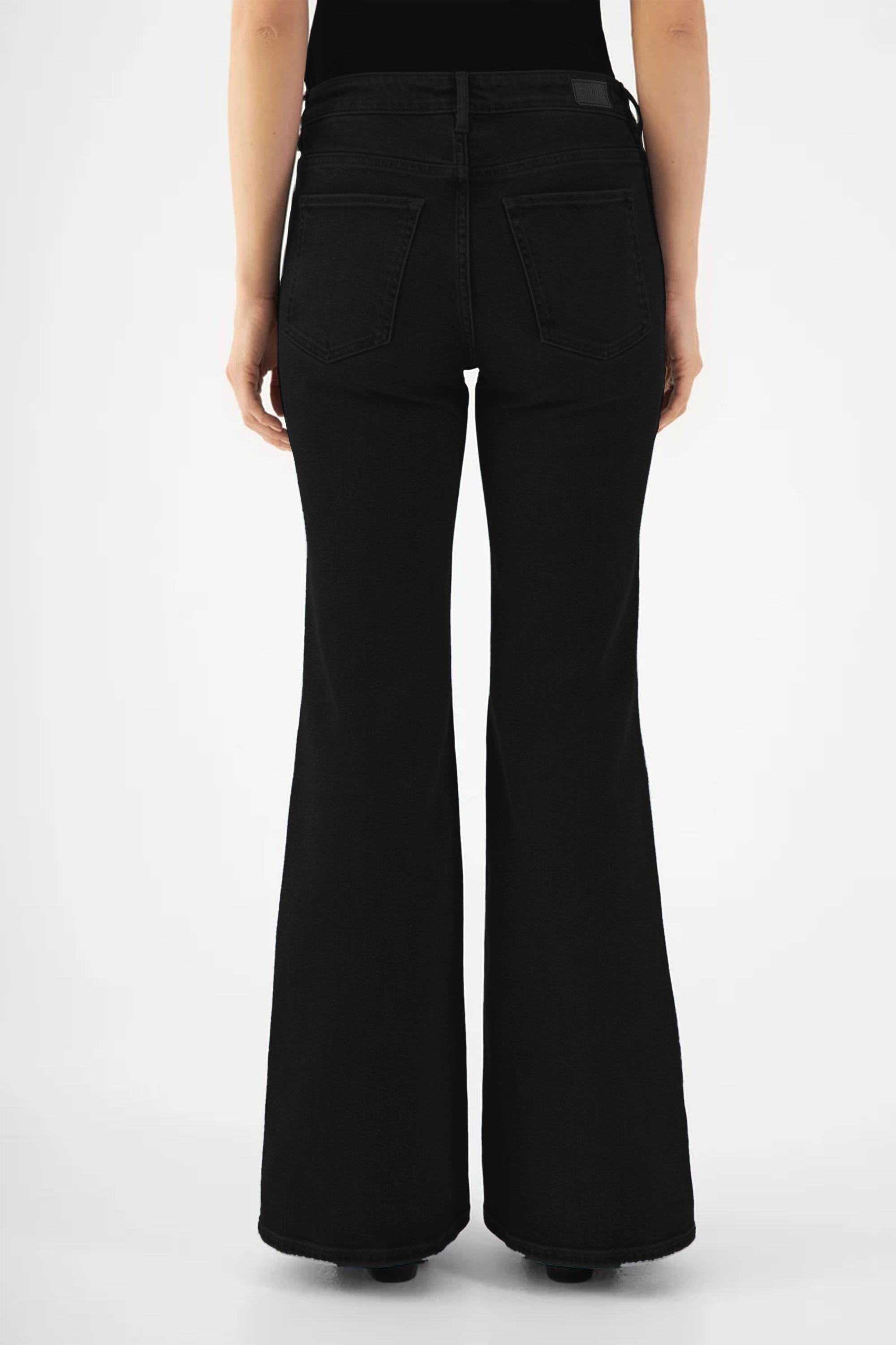 CELESTIAL Slim Flared Soft Tencel - Vintage Black