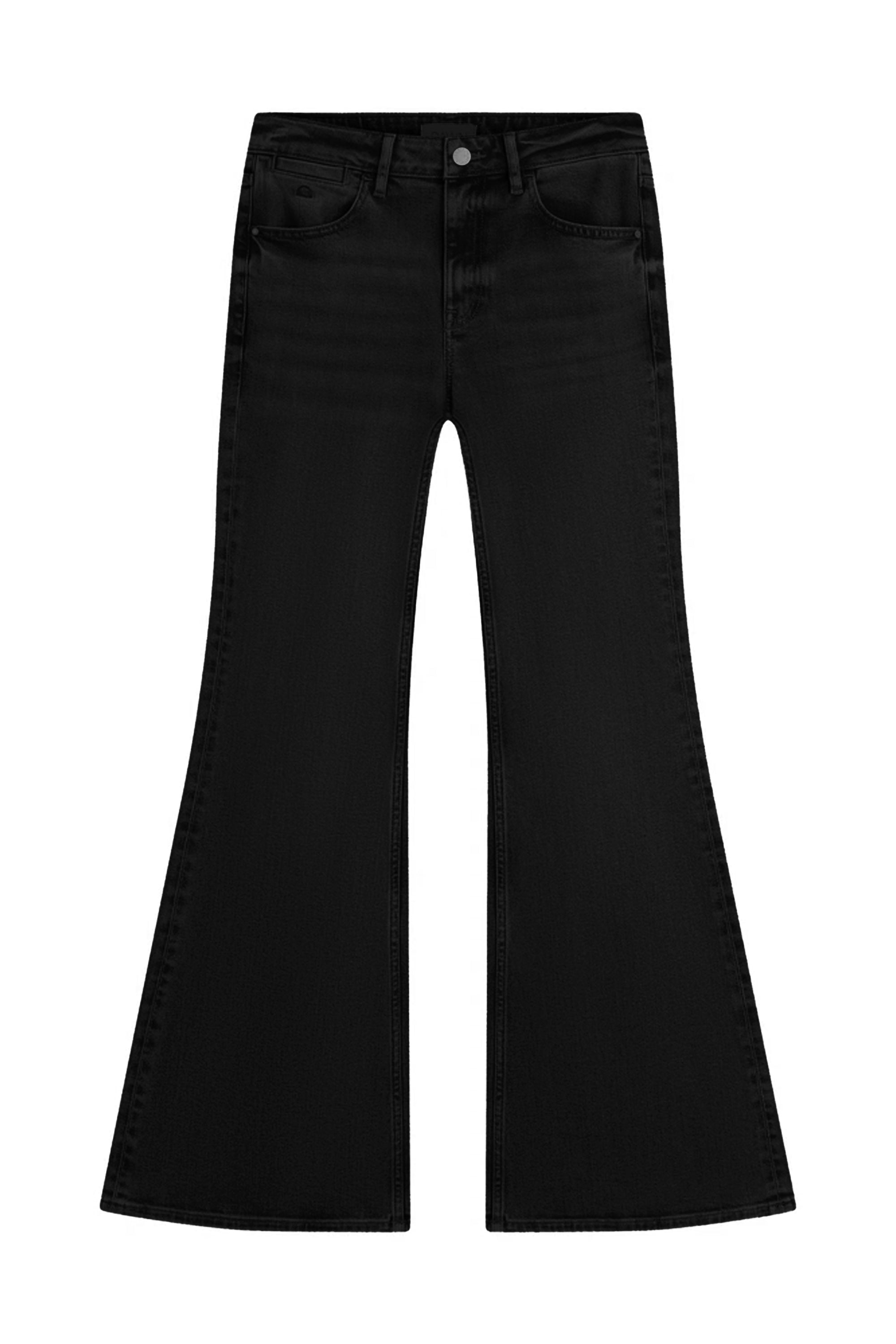 CELESTIAL Slim Flared Soft Tencel - Vintage Black