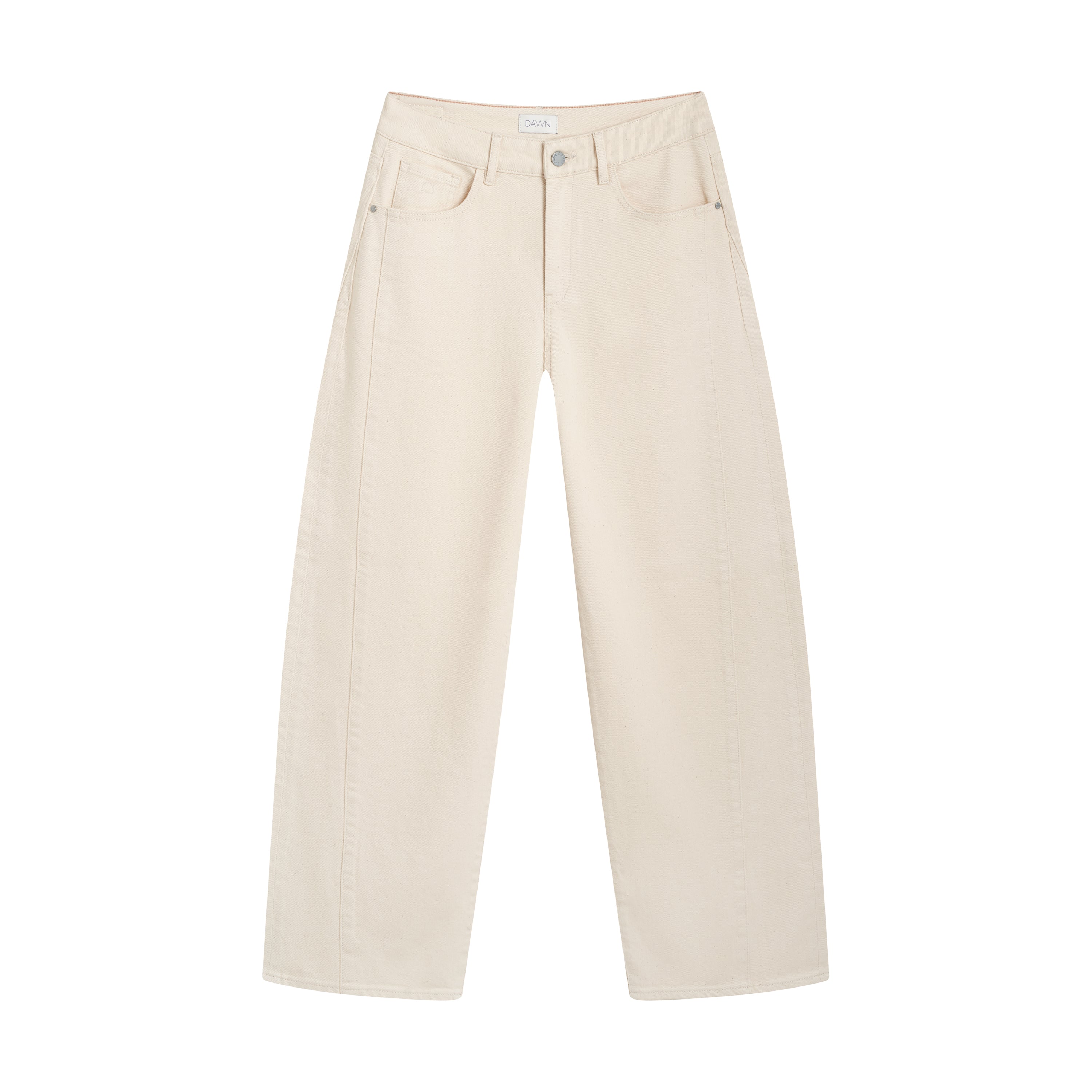 ASH Barrel Leg Minimal Stretch - Cutline - Ecru