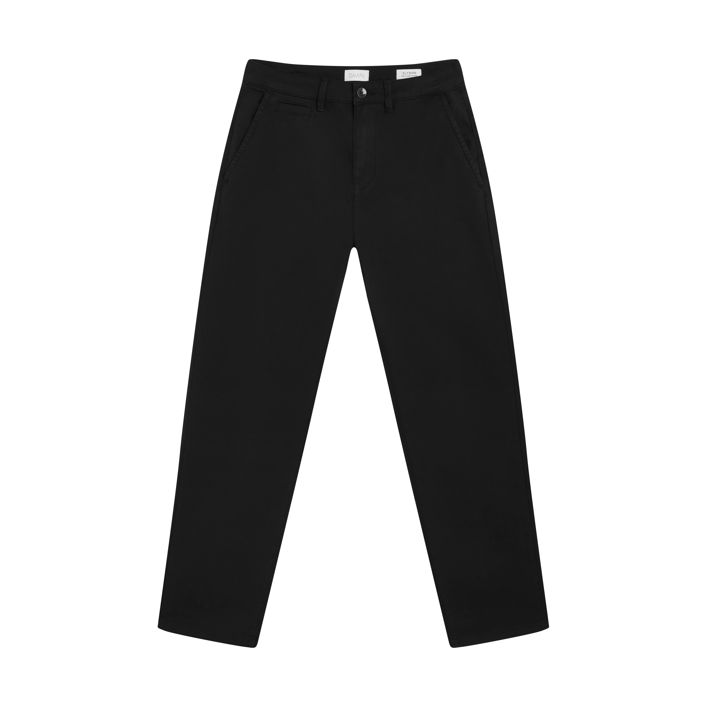 ELYSIAN - Chino-Paper Touch Twill - Black