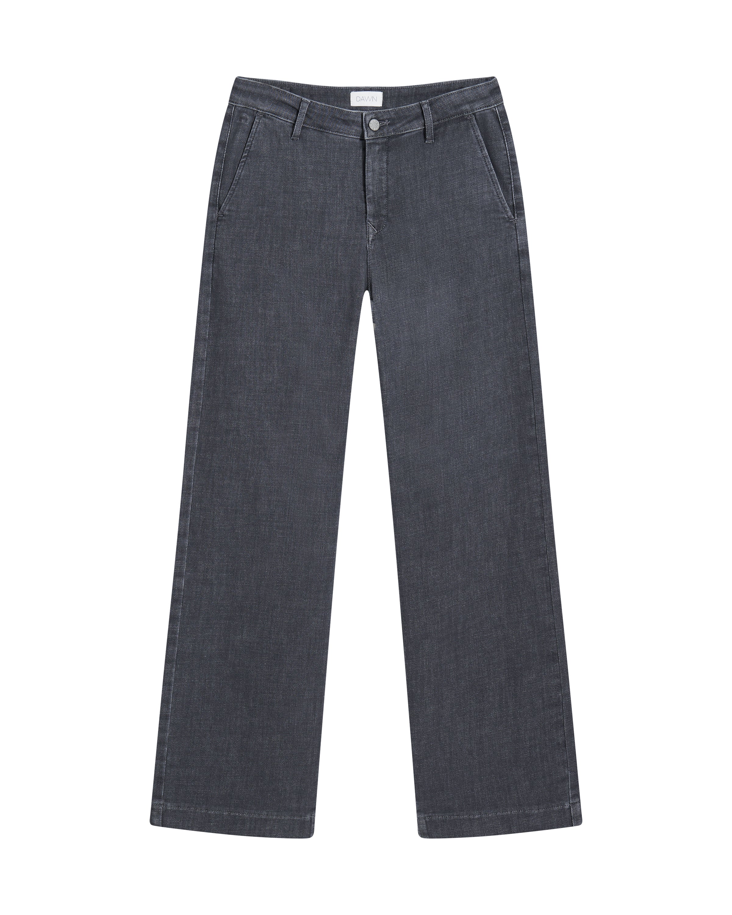 COSMA Flared Soft Denim - Chino - Warm Grey